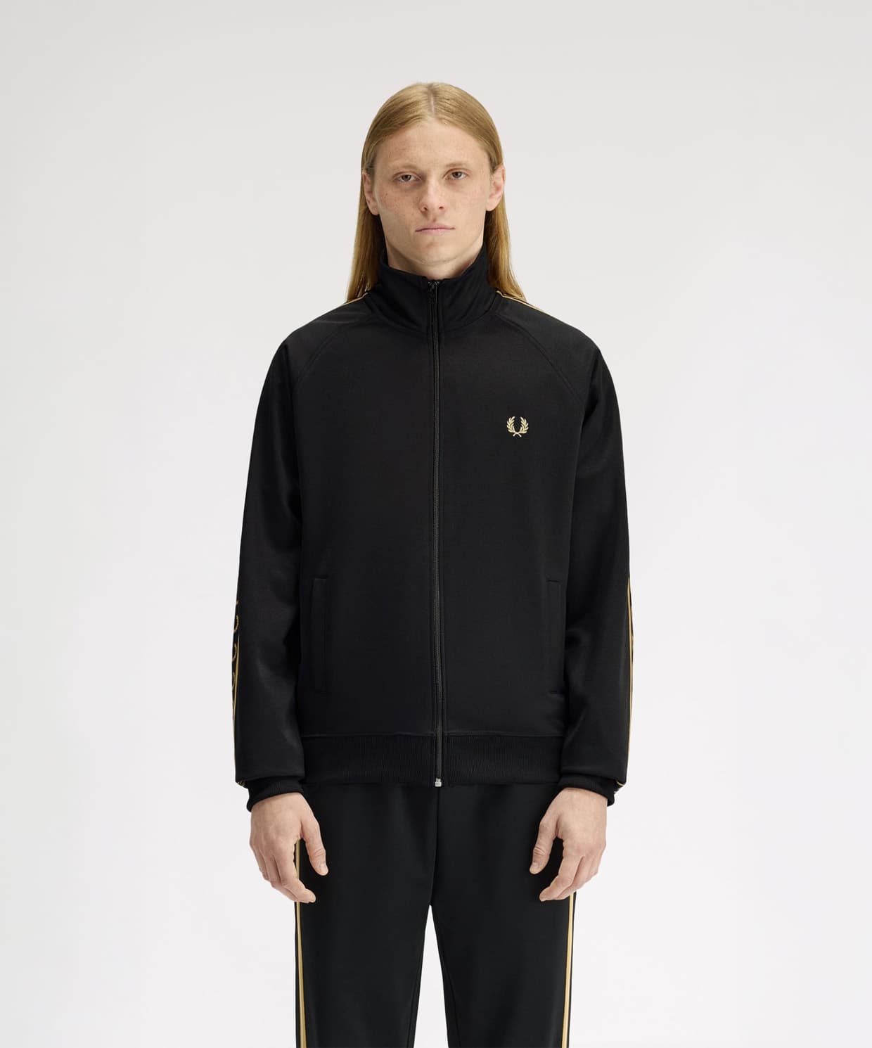 Fred Perry Contrast Tape Track Jacket