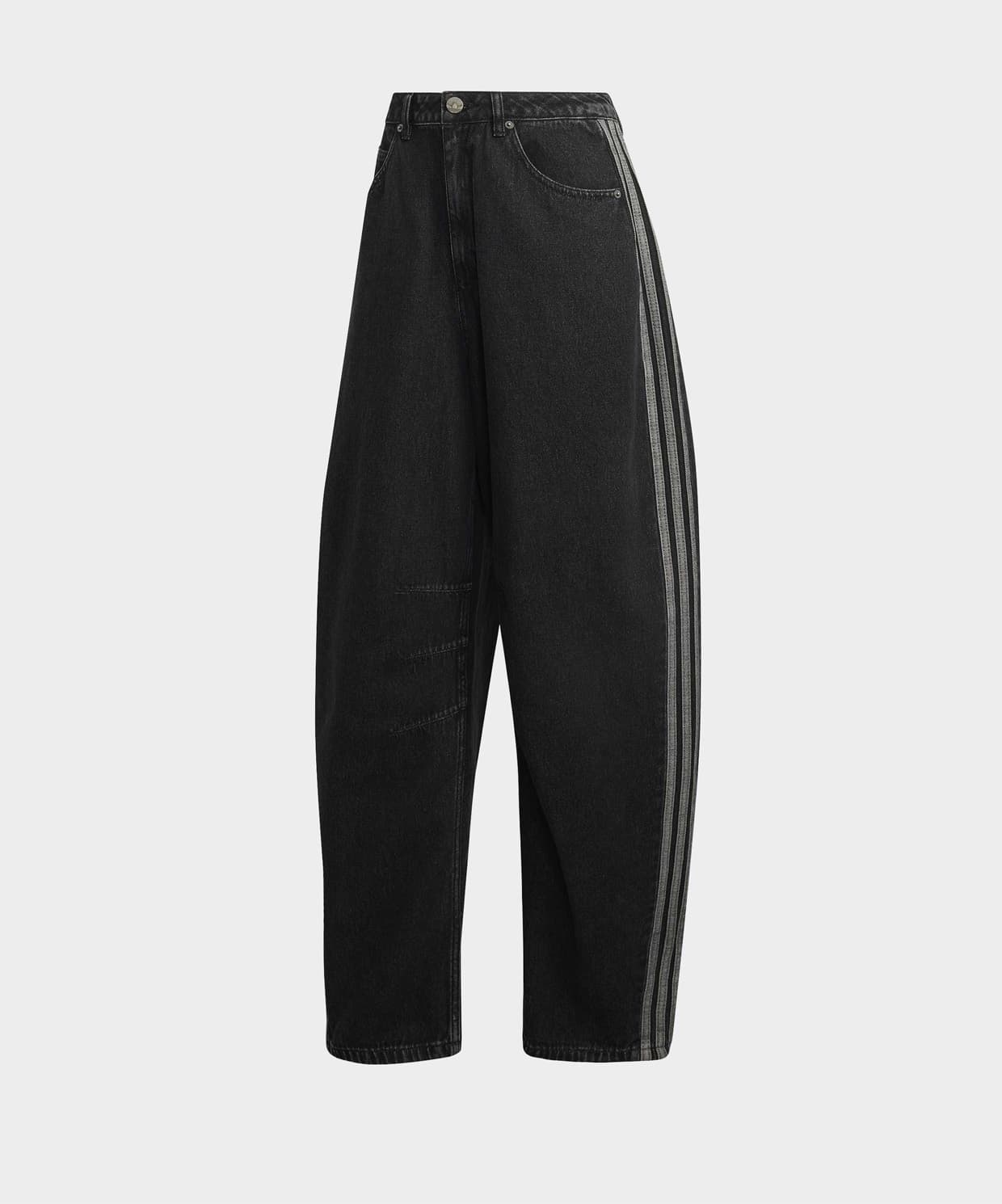 adidas High Rise Barrel Leg Denim Pant