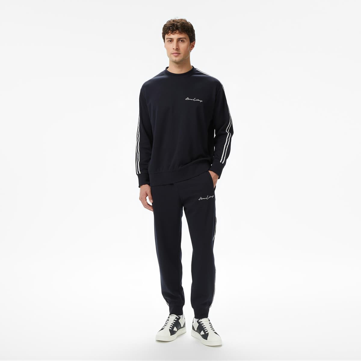 Armani Exchange Erkek Lacivert Eşofman Altı