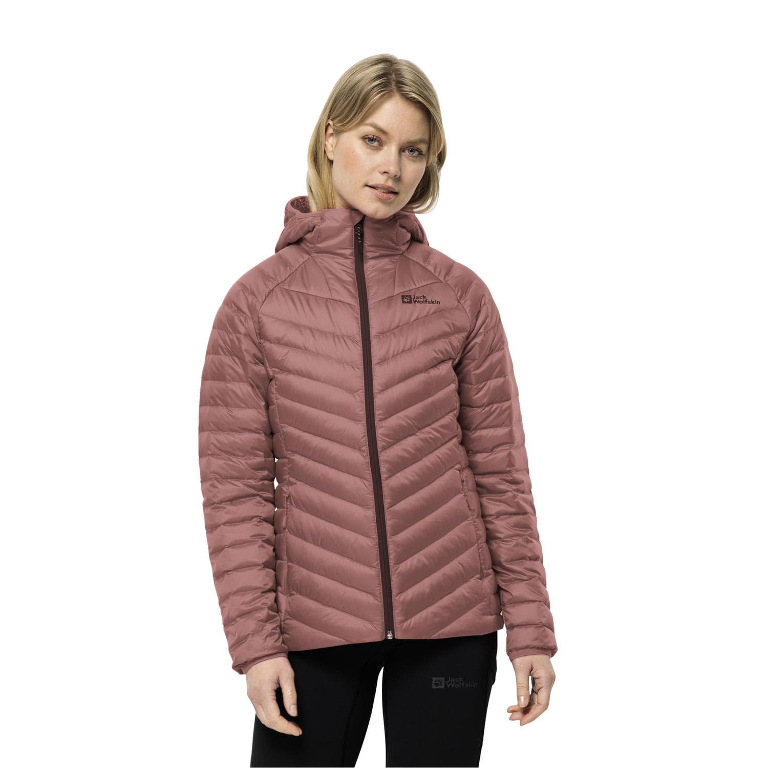 Jack Wolfskin Passamani Do Hoody Kadın Pembe Outdoor Ceketi