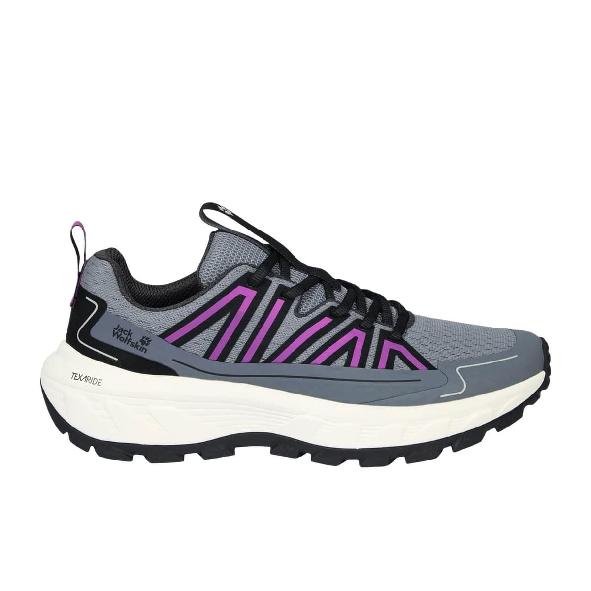 Jack Wolfskin Wild Hike Low Kadın Gri Outdoor Ayakkabı