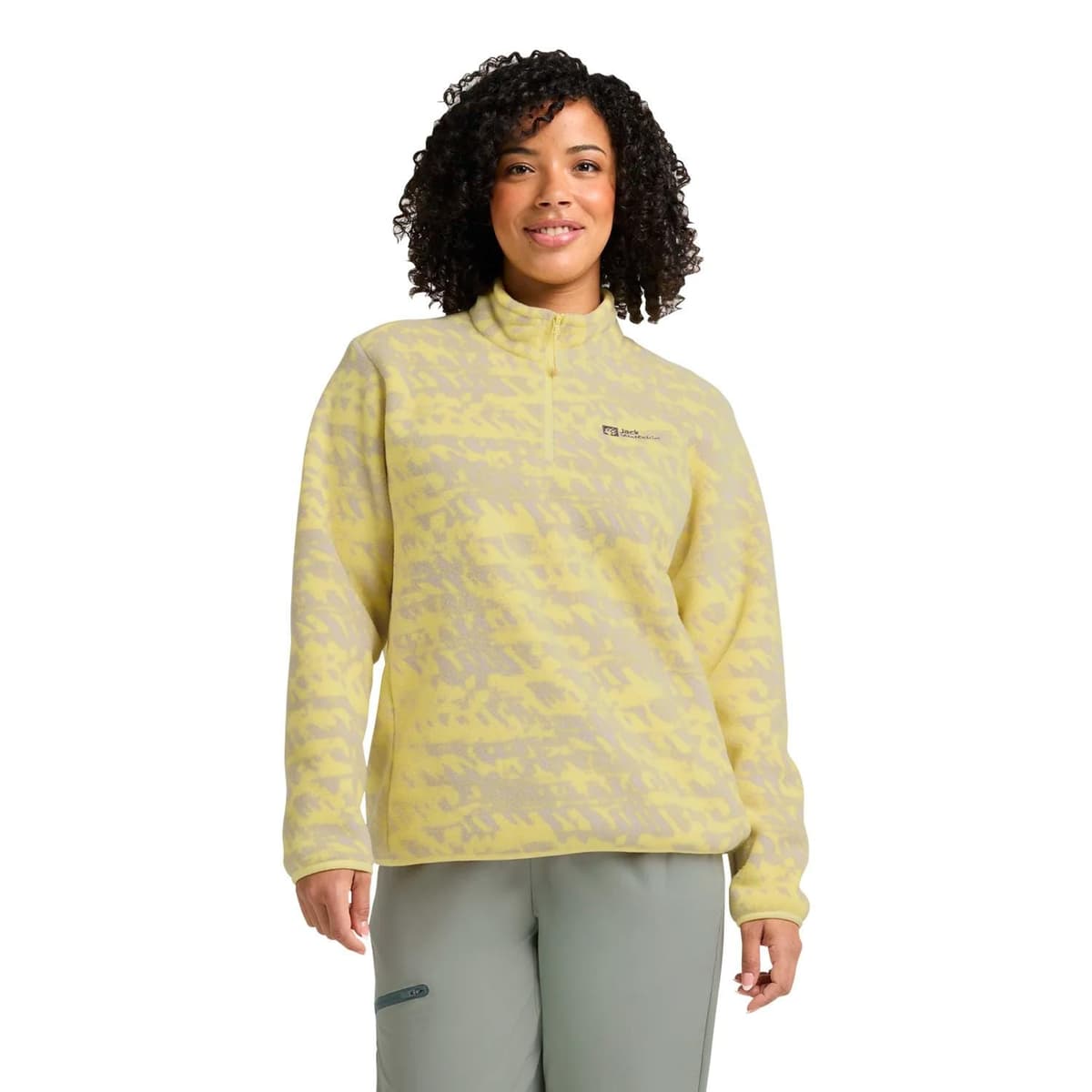 Jack Wolfskin Big Sky Hz Kadın Sarı Polar