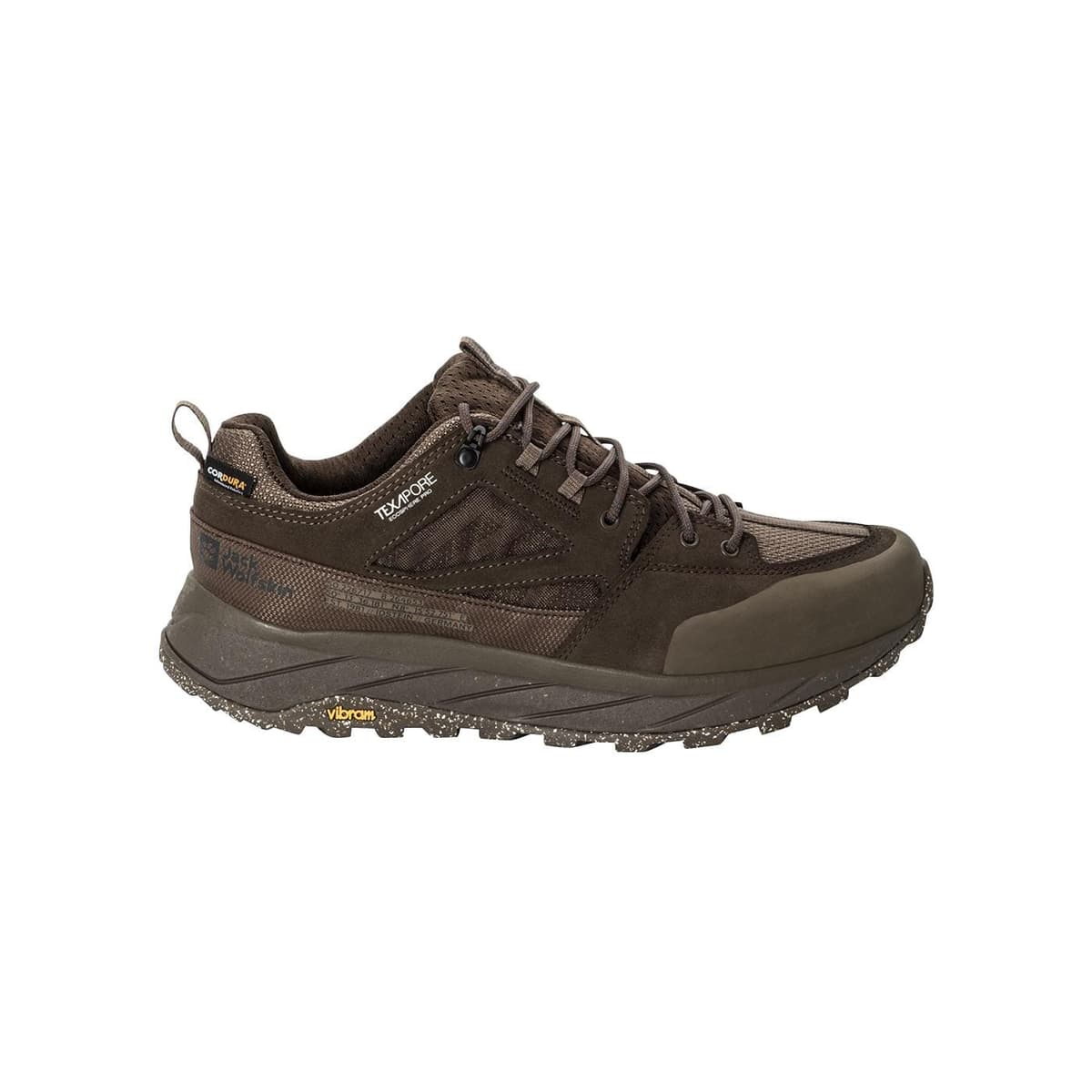 Jack Wolfskin Terraquest Texapore Low Erkek Kahverengi Outdoor Ayakkabı