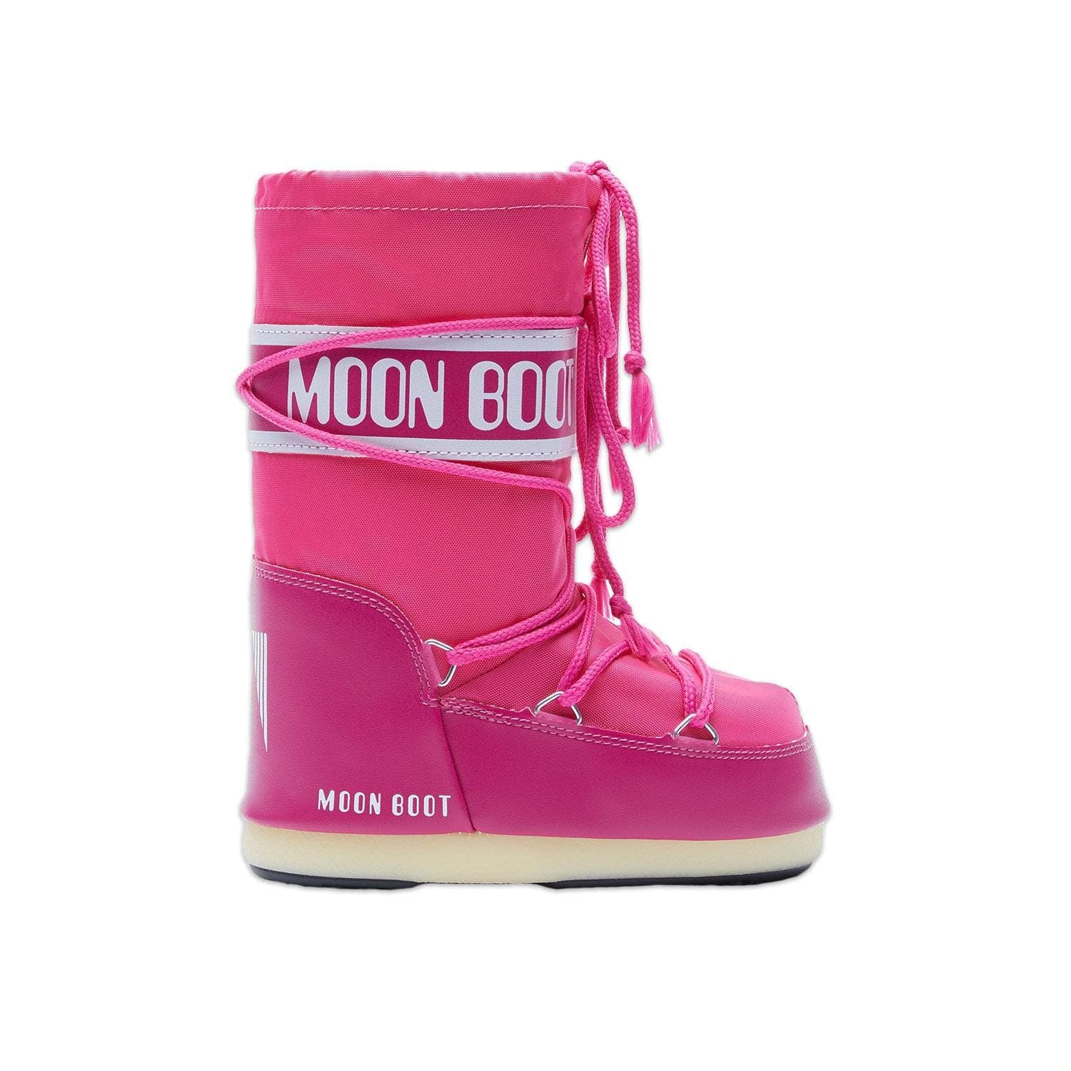 Moon Boot 089 Icon Nylon Kadın Pembe Kar Botu