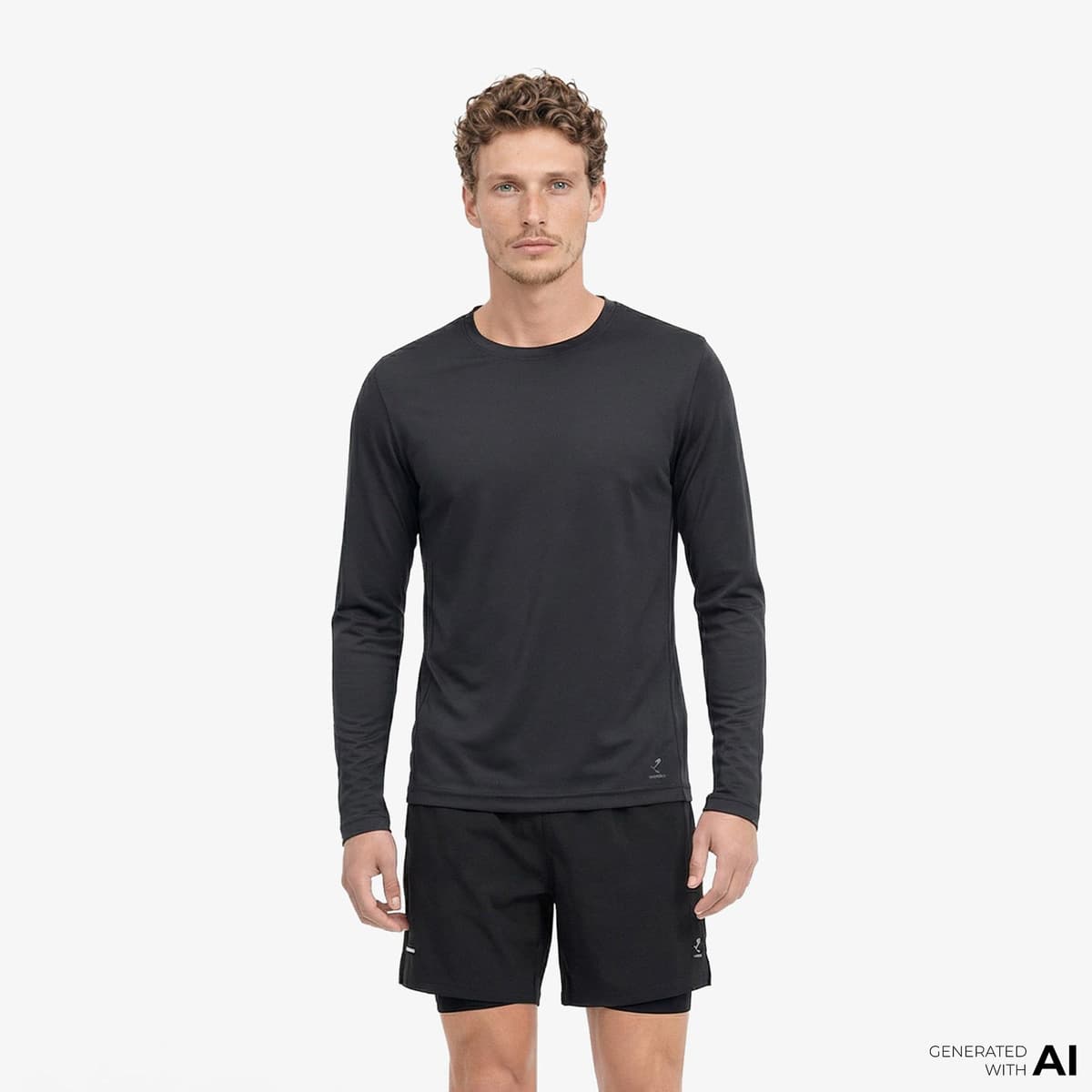 Energetics Alfred II Ls Erkek Siyah Koşu T-Shirt