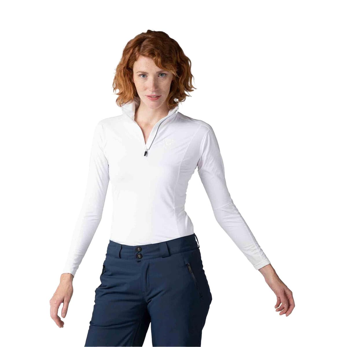 Rossignol Classique 12 Zip Kadın Beyaz İçlik Üst