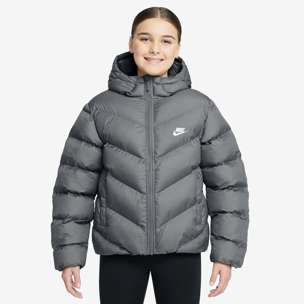 Nike Sportswear All Day Play Çocuk Gri Mont