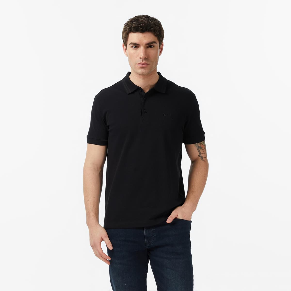 Boss Paddy Erkek Siyah Polo