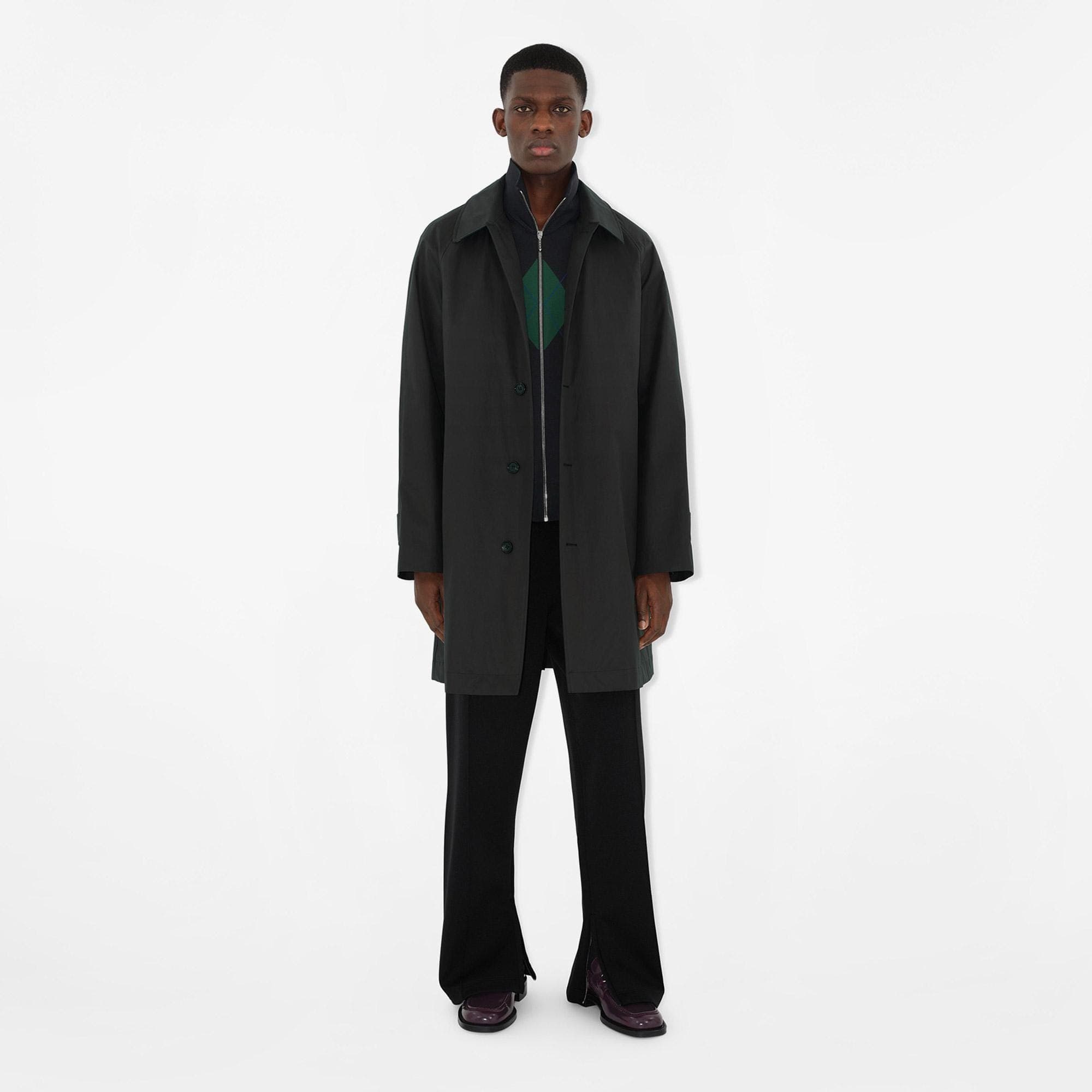 Burberry Erkek Siyah Pardesü