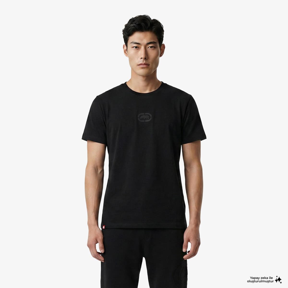 Ecko Johnson Erkek Siyah T-Shirt