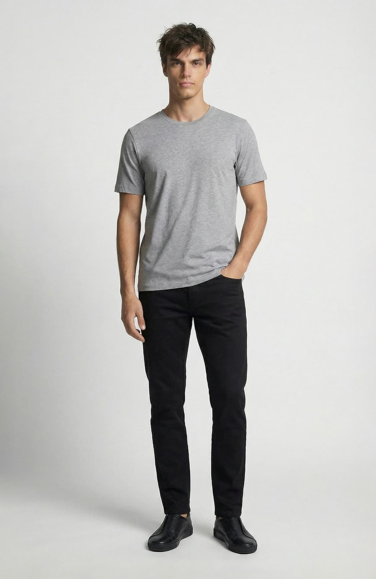 Network Erkek Siyah Casual Pantolon