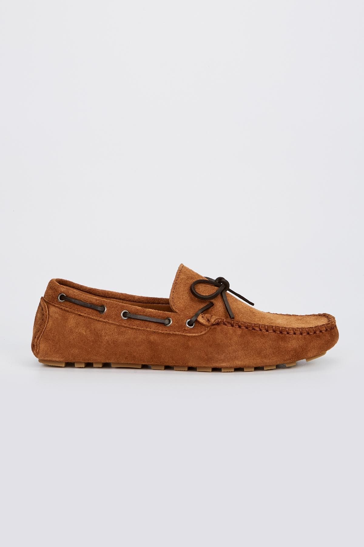 Valmenti Erkek Hakiki Deri Taba Loafer Ayakkabı