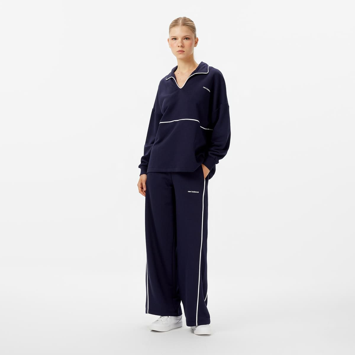 New Balance WNP3402 Kadın Lacivert Eşofman Altı