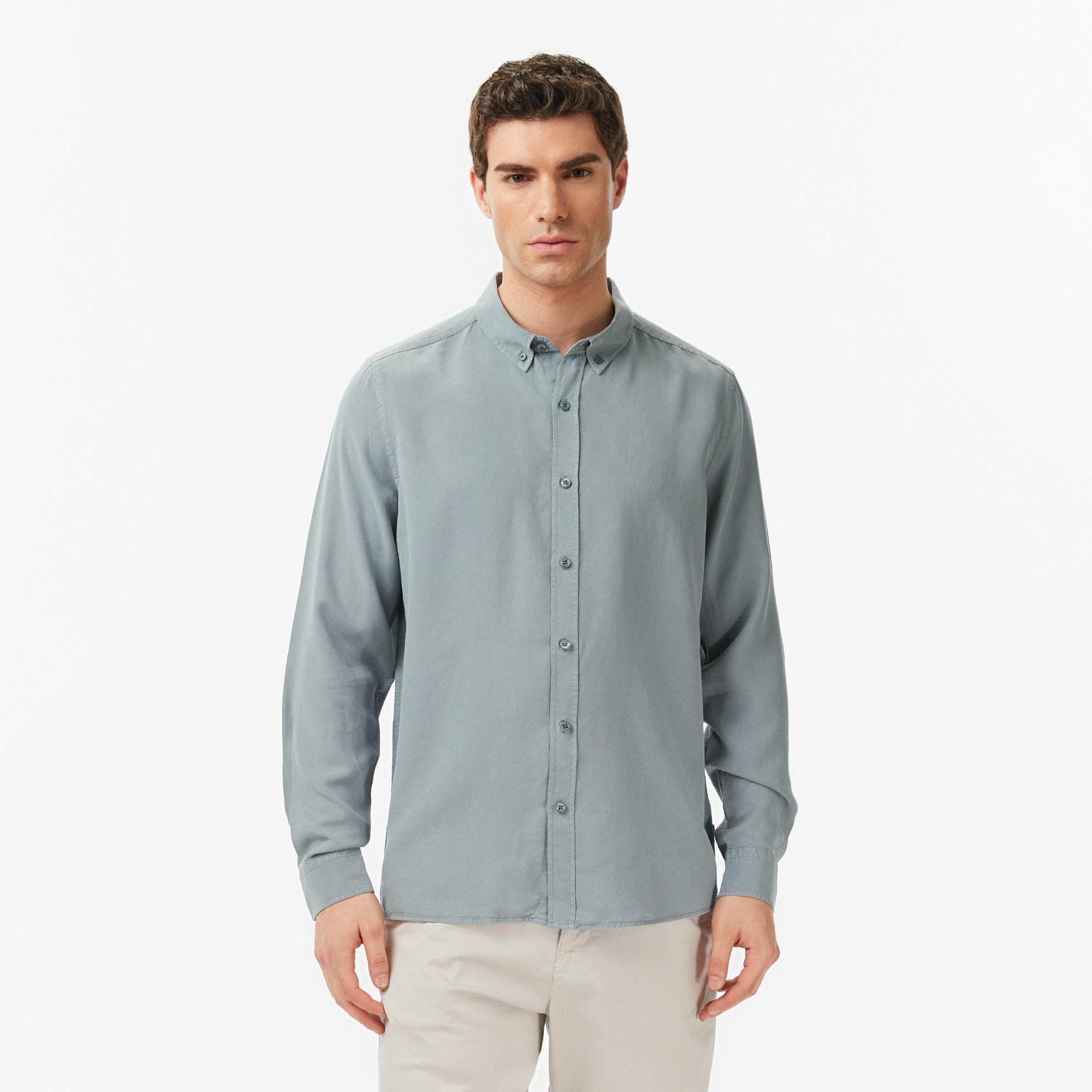 Nautica Erkek Yeşil Regular Fit Gömlek