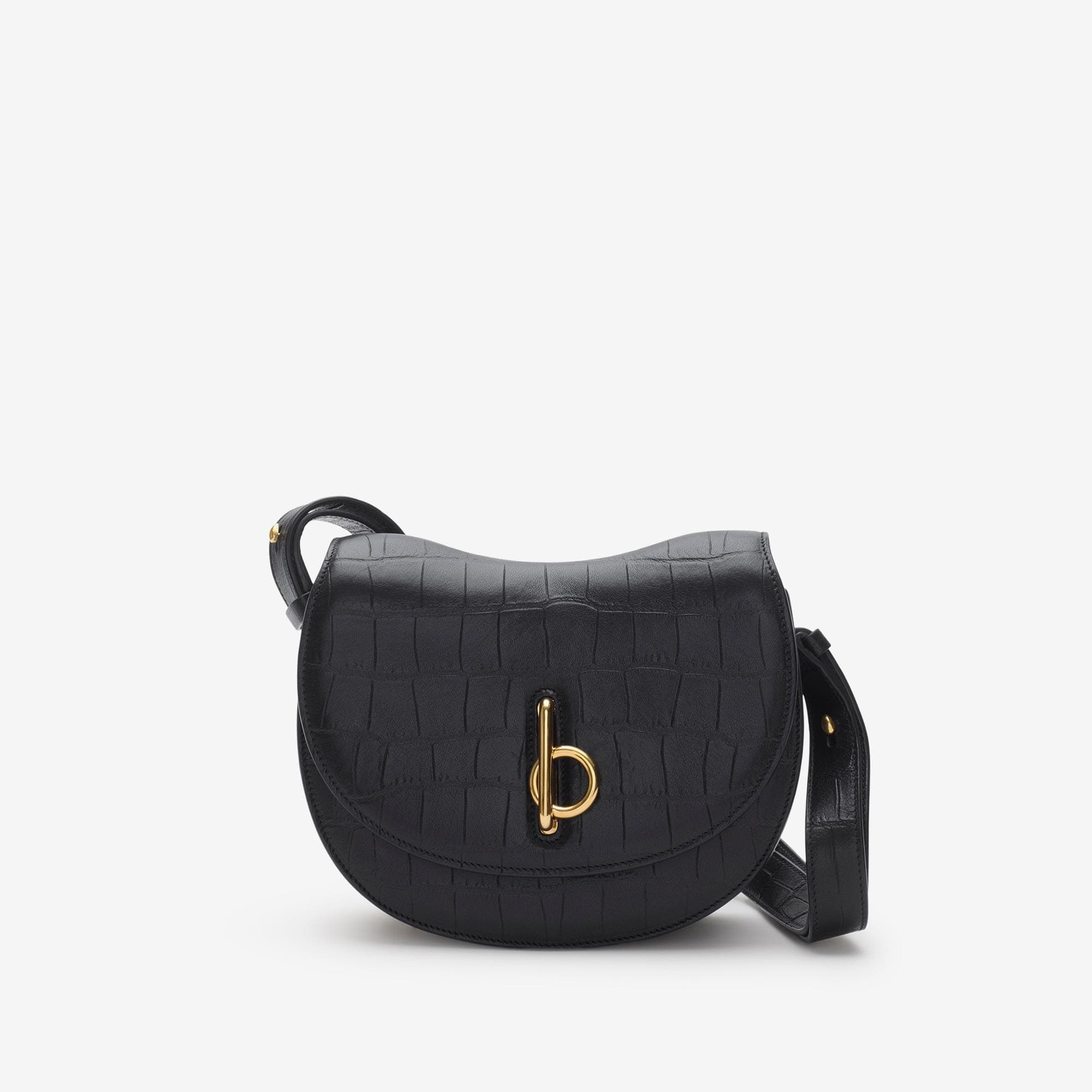 Burberry Small Rocking Horse Kadın Siyah Omuz Çantası