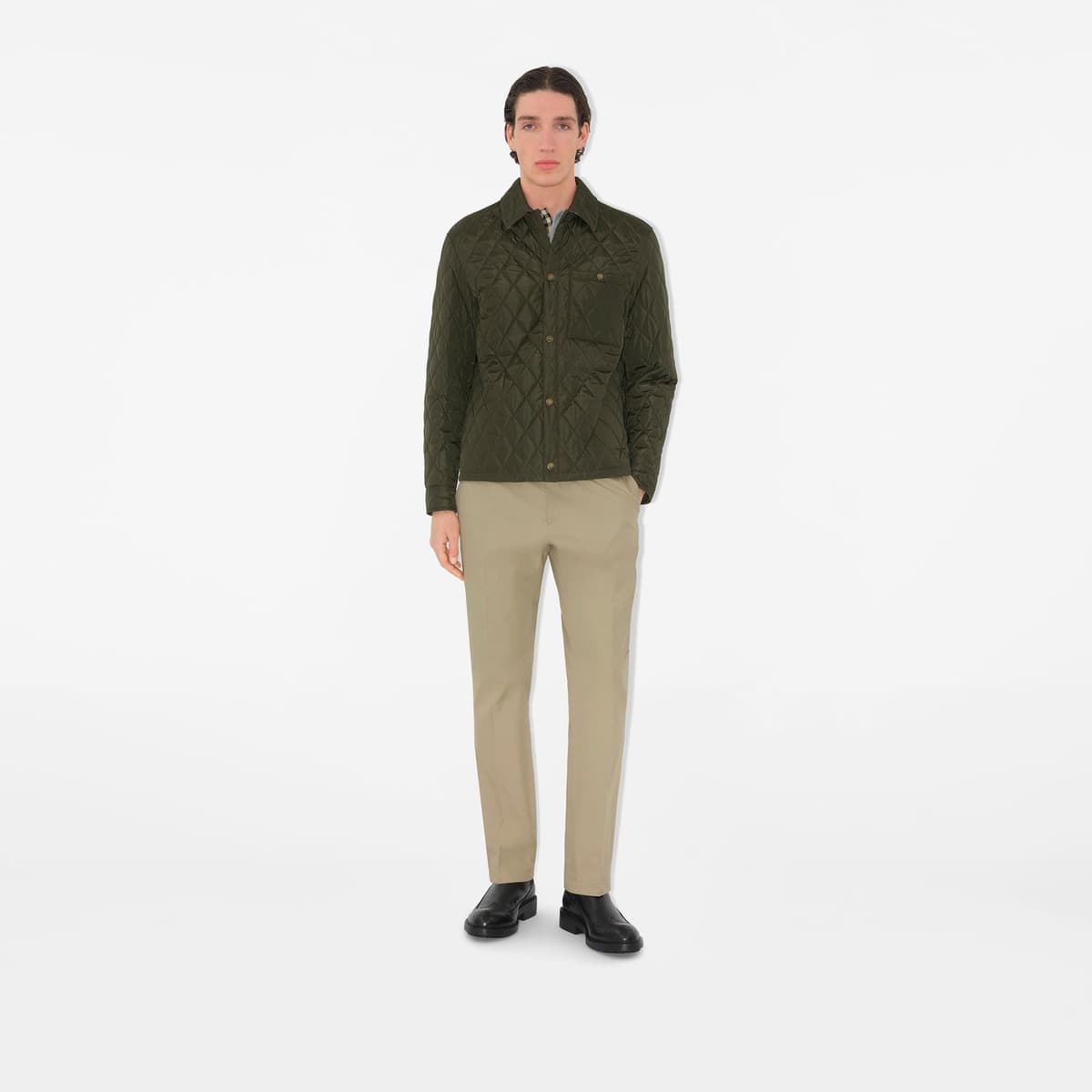 Burberry Pan Cotton Chinos Erkek Bej Pantolon