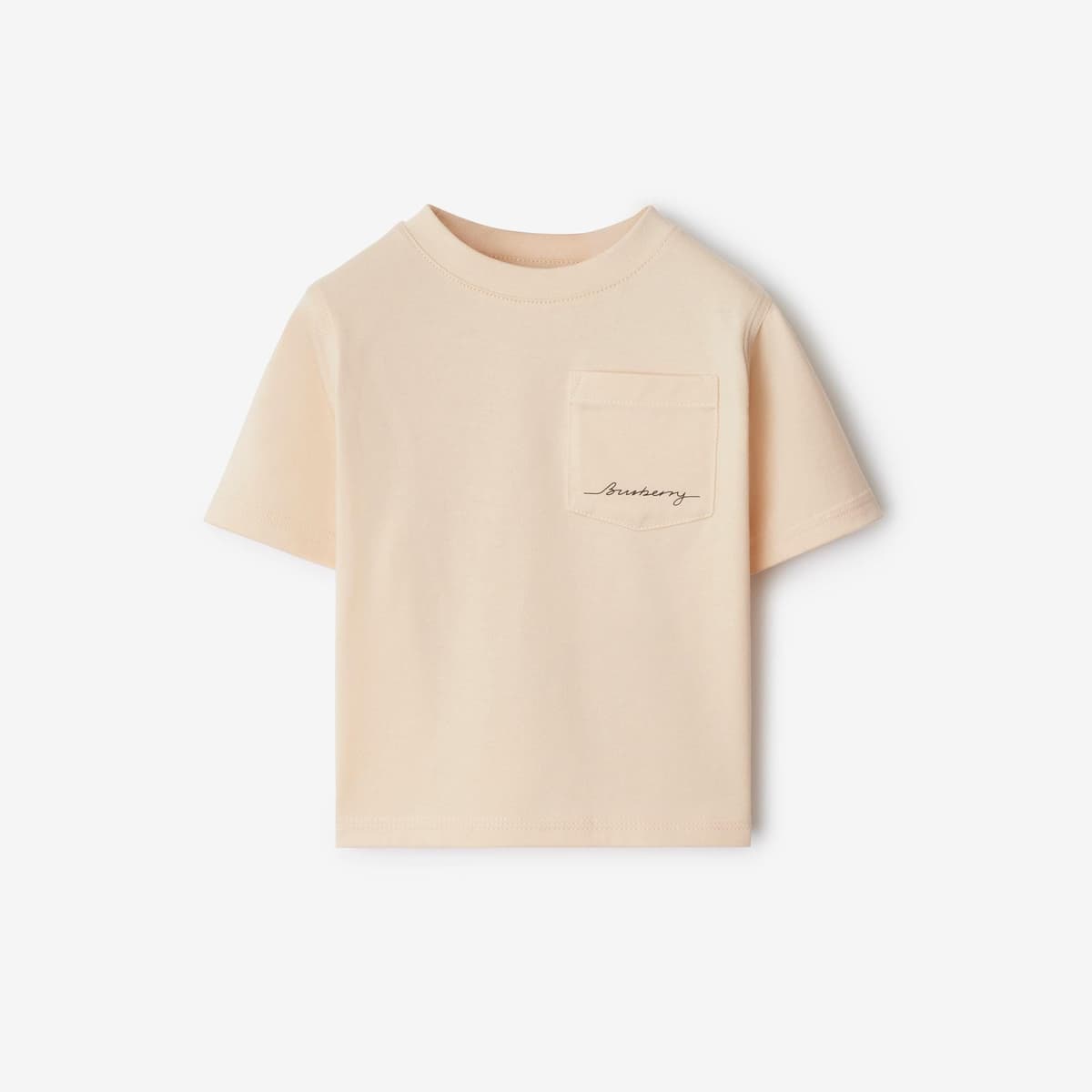 Burberry Cedar Cotton Çocuk Krem T-Shirt