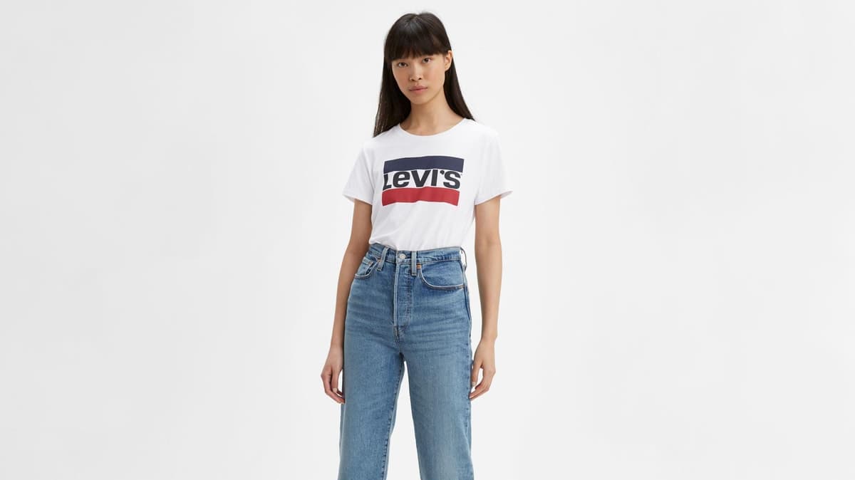 The Perfect Tee Tr Sportswear Beyaz Kadın Tişört