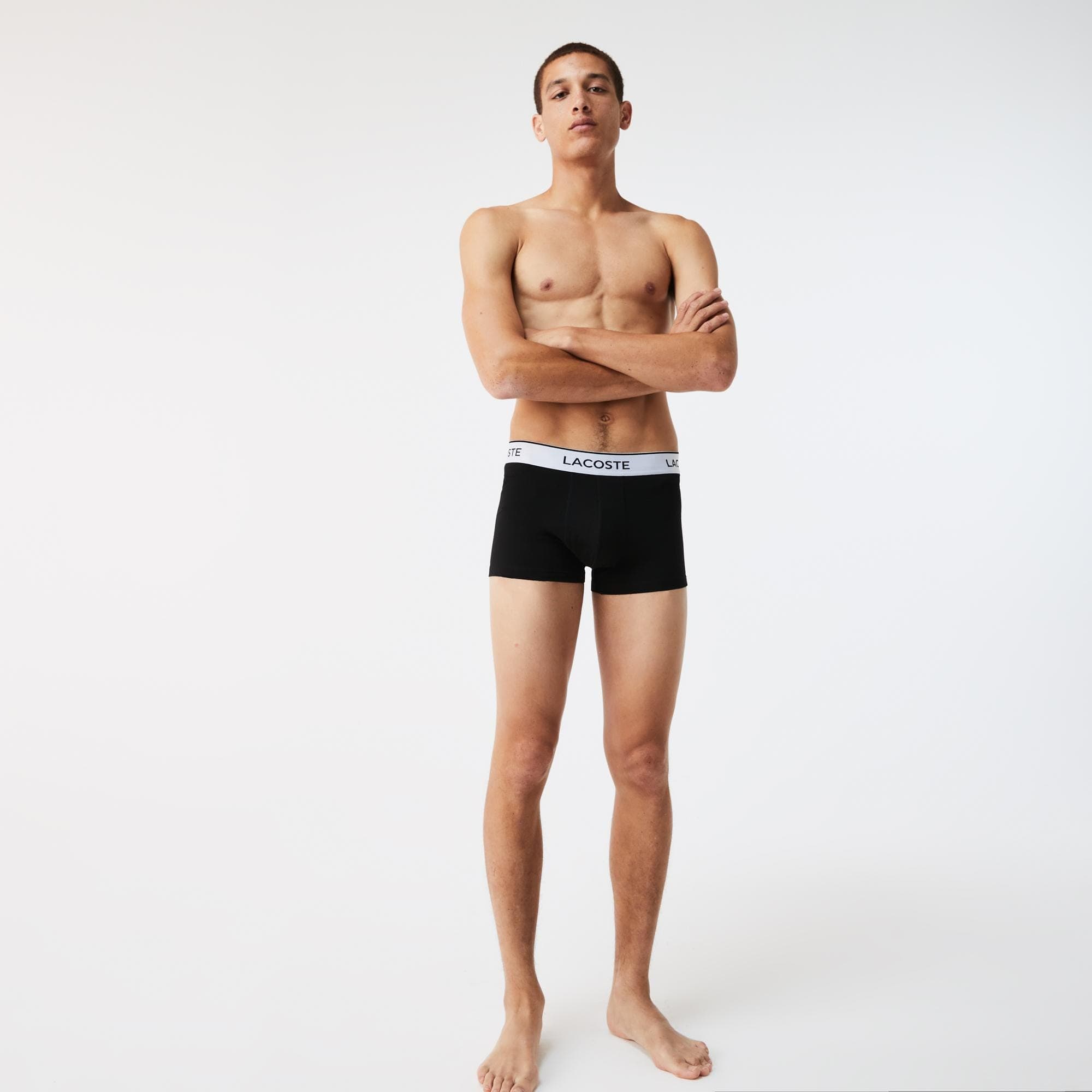 Erkek 3'lü Siyah Boxer