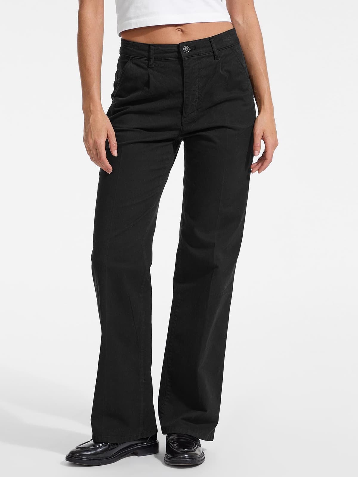 Guess Jeans Straight Kadın Regular Fit Pantolon