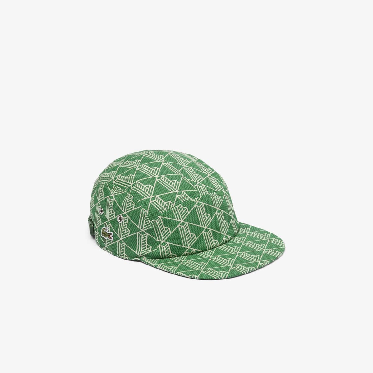 Lacoste Printed Twill Jockey Unisex Yeşil Şapka