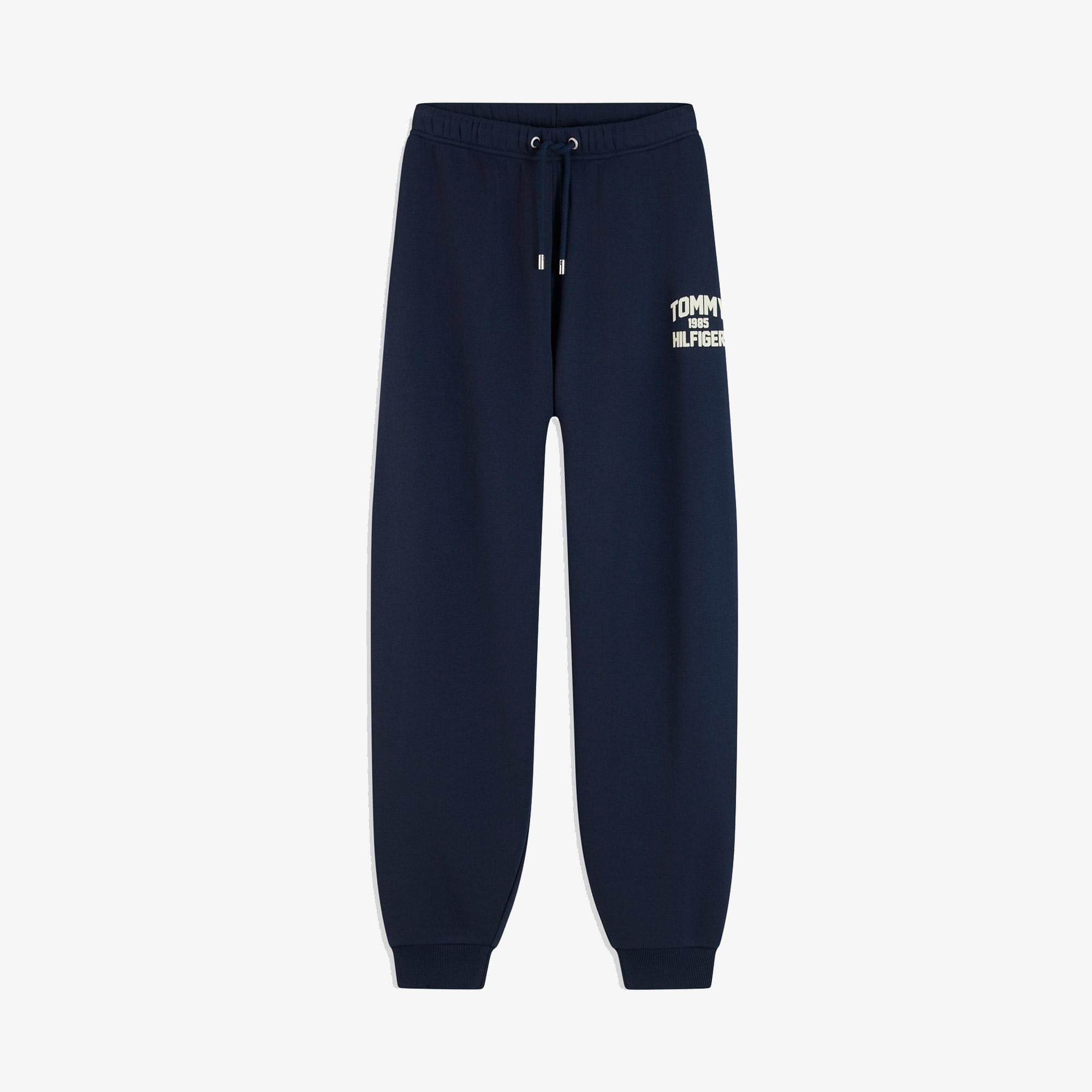 Tommy Hilfiger Varsity Flock Cuff Kadın Lacivert Eşofman Altı