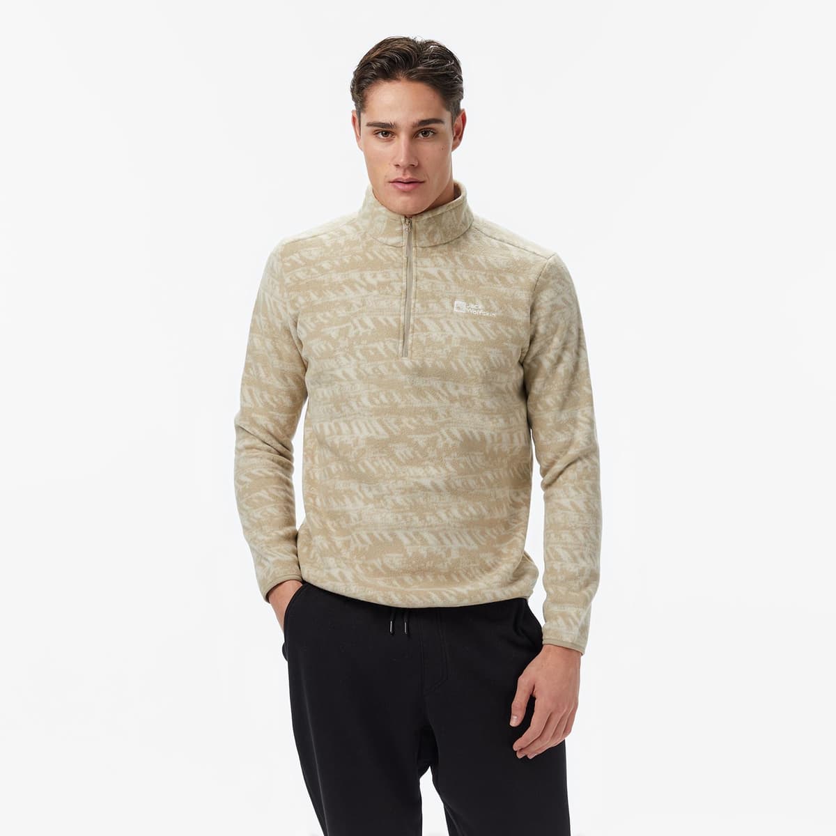 Jack Wolfskin Big Sky Hz Erkek Krem Outdoor Polar