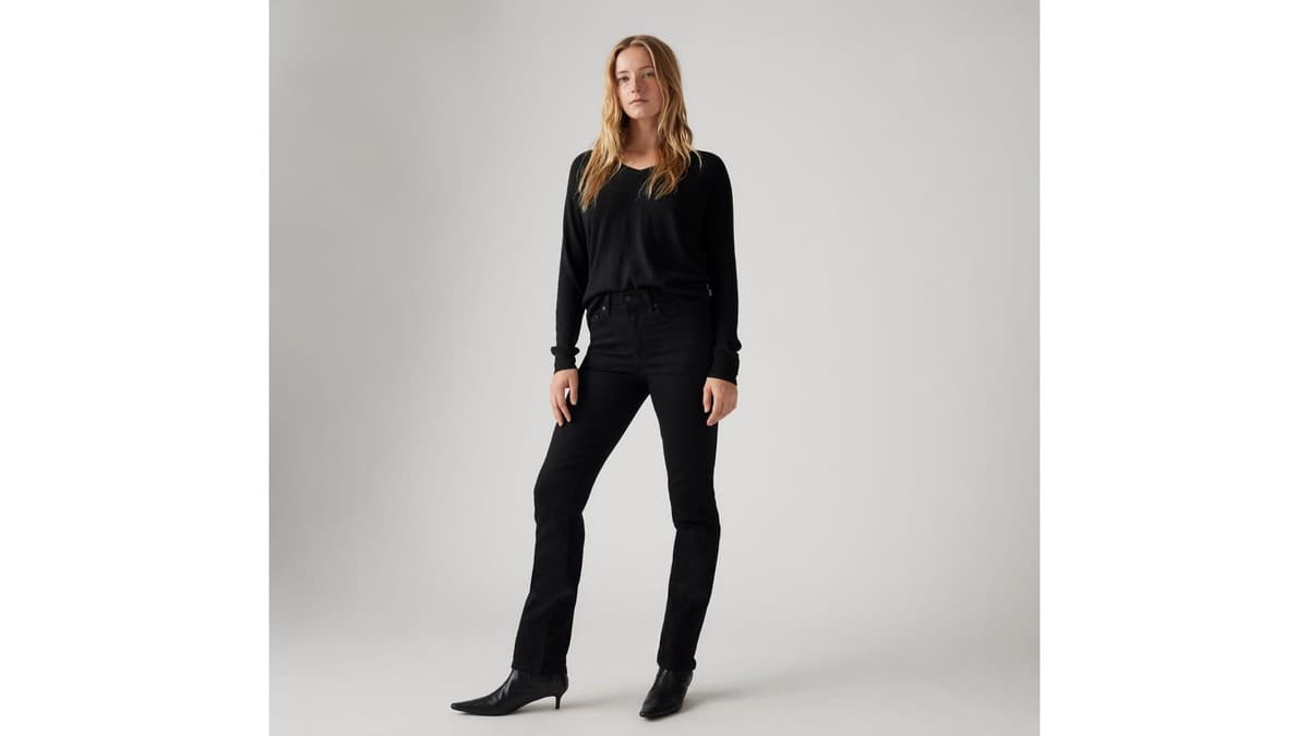 724™ High Rise Straight Kadın Jean Pantolon - Midnight Gaze