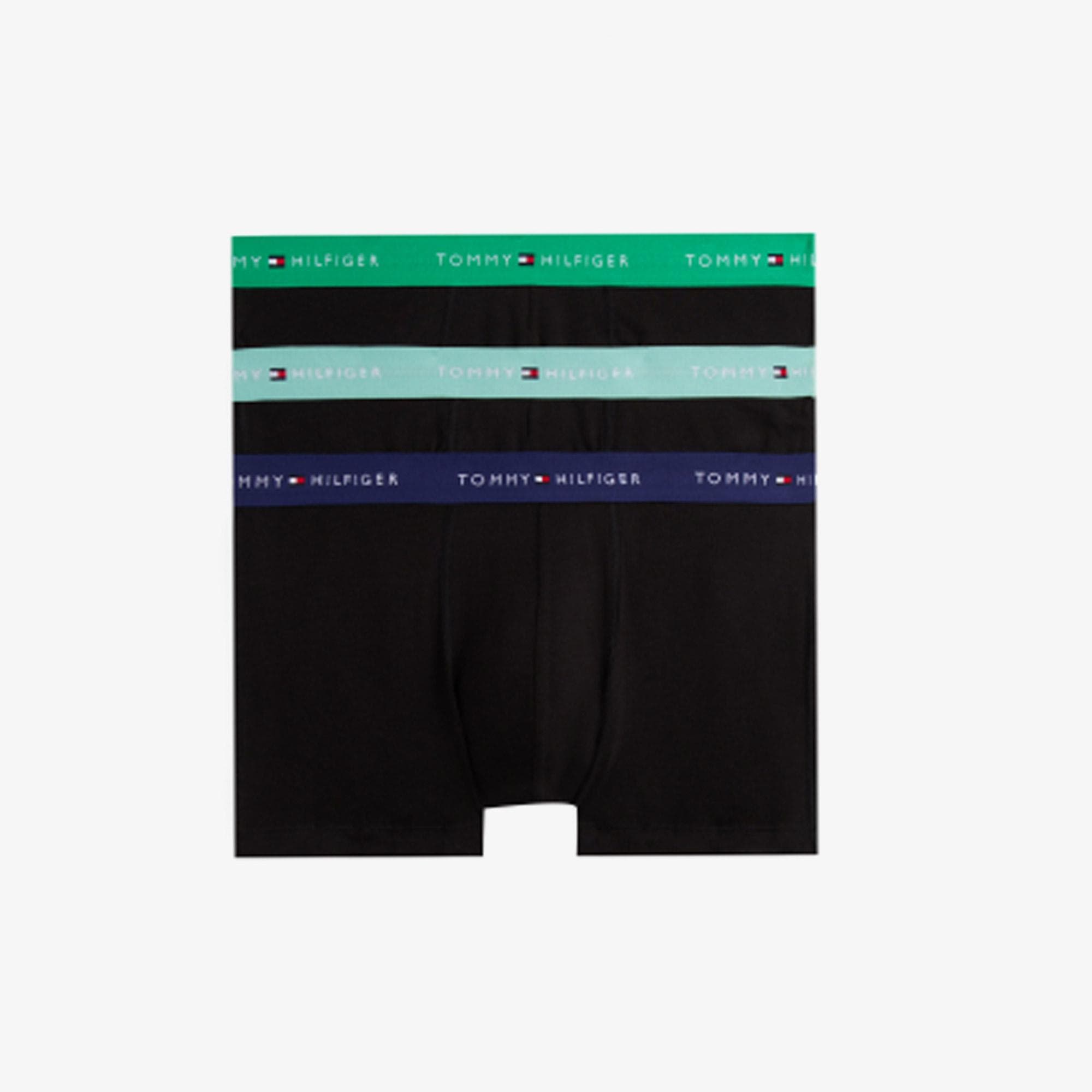 Tommy Hilfiger Erkek Siyah 3'lü Boxer