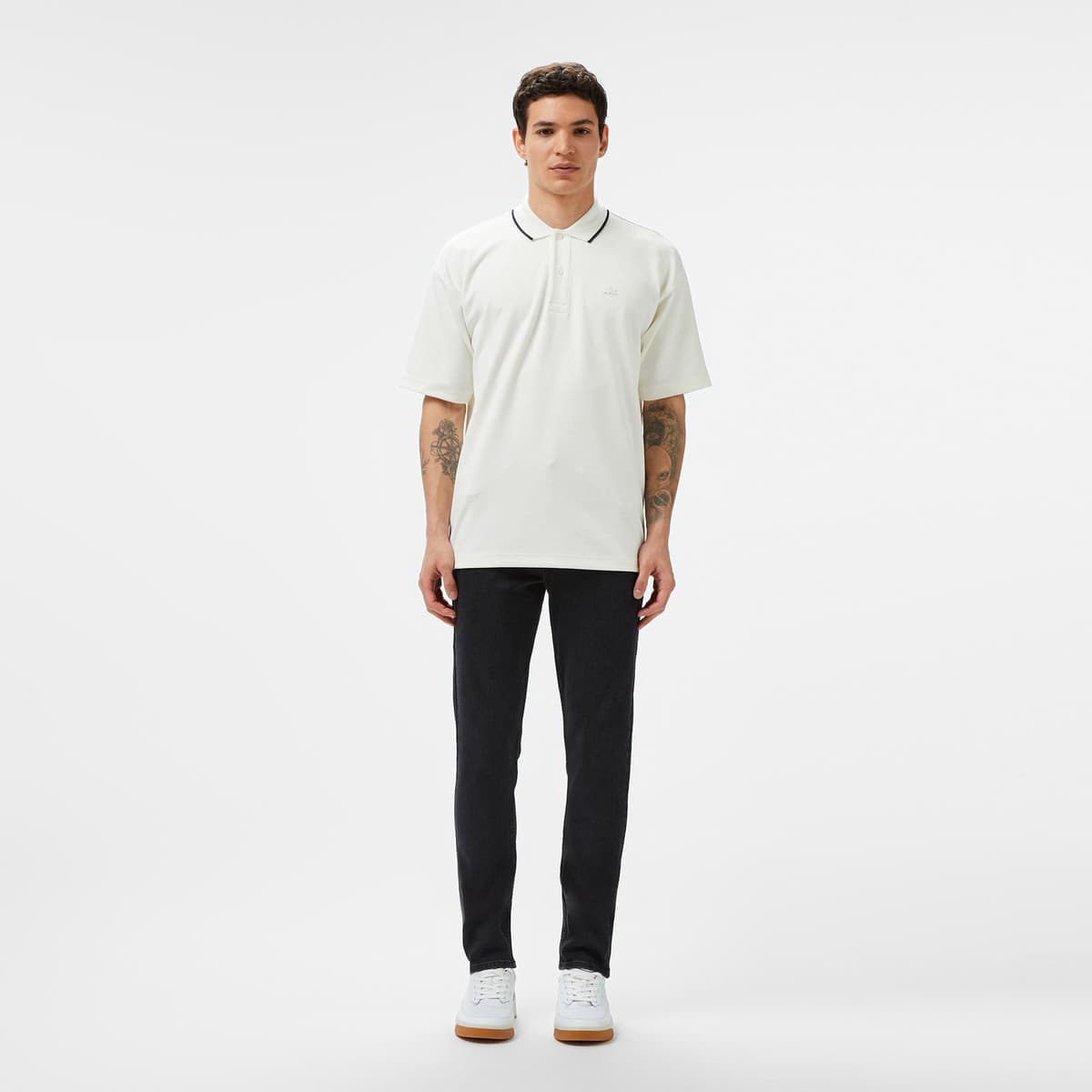 Erkek Slim Fit Siyah Jean Pantolon
