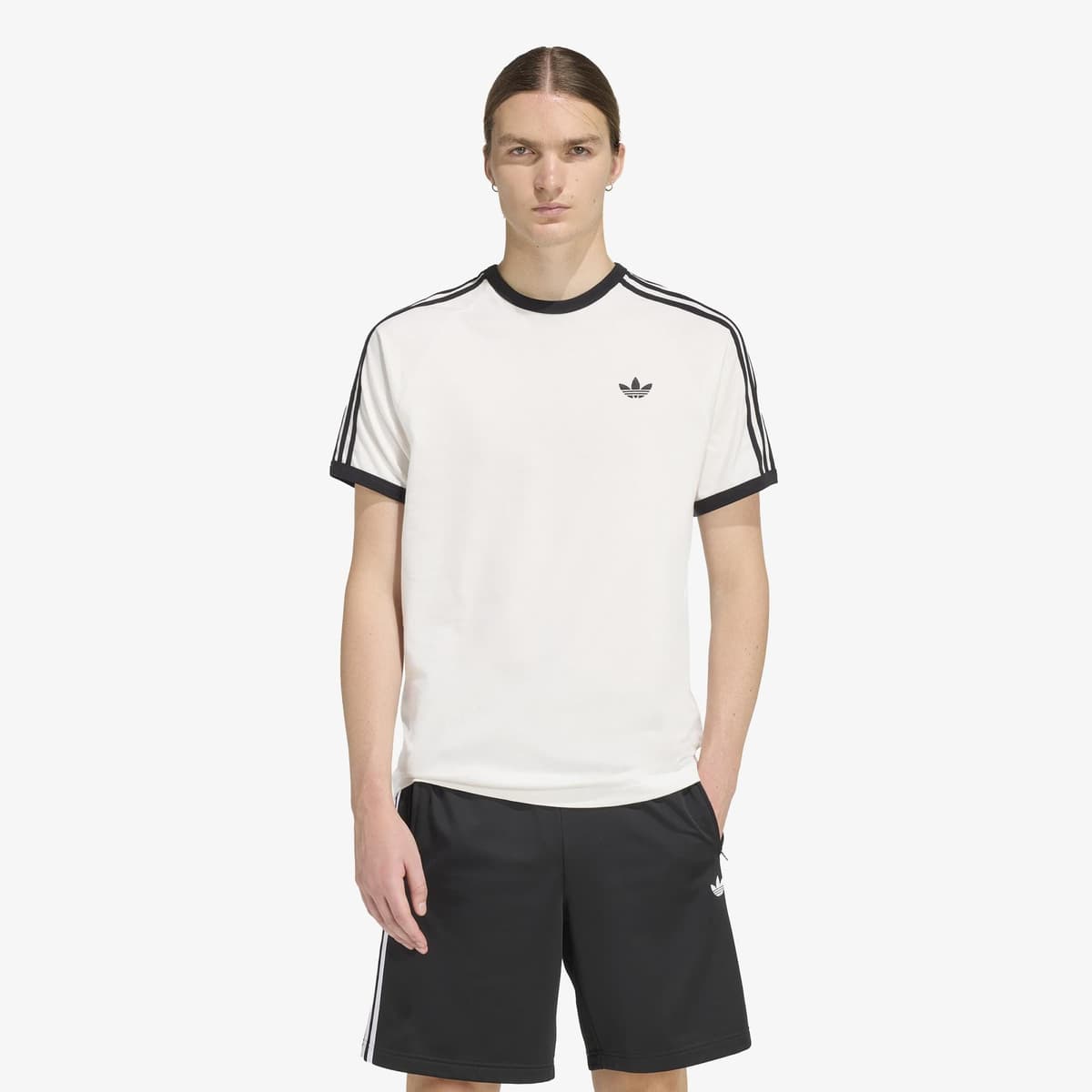 adidas 3S Tee Erkek Beyaz T-Shirt