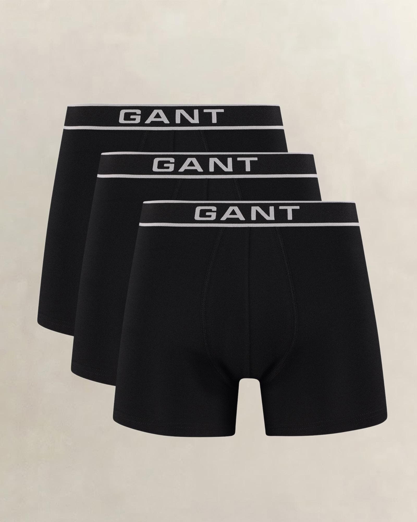 GANT Erkek Siyah Düz Boxer