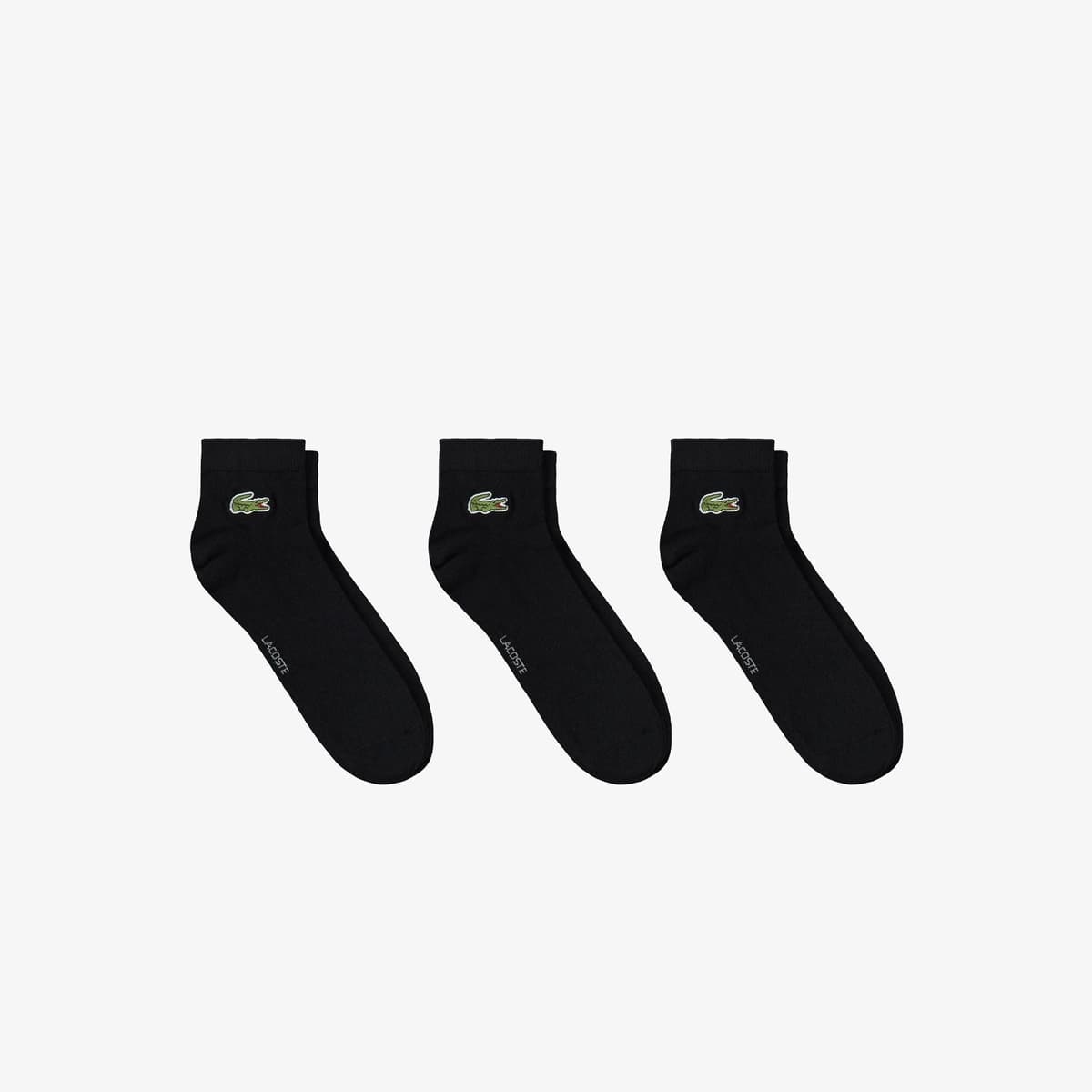 Unisex 3'lü Siyah Çorap