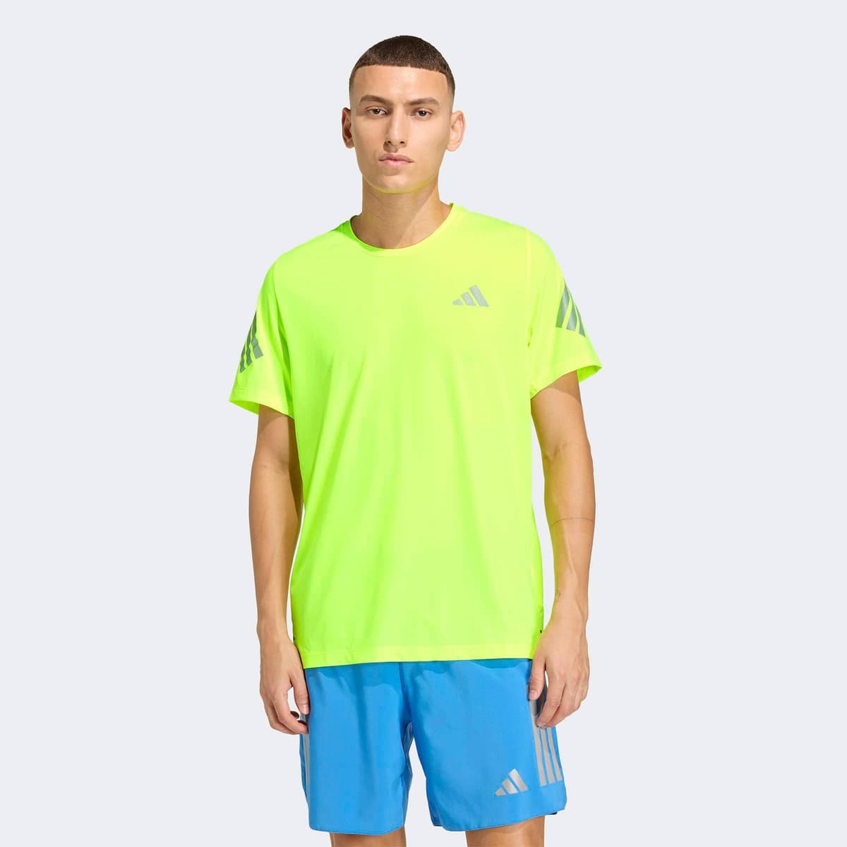 adidas Adi365 Climacool Erkek Sarı Koşu T-Shirt