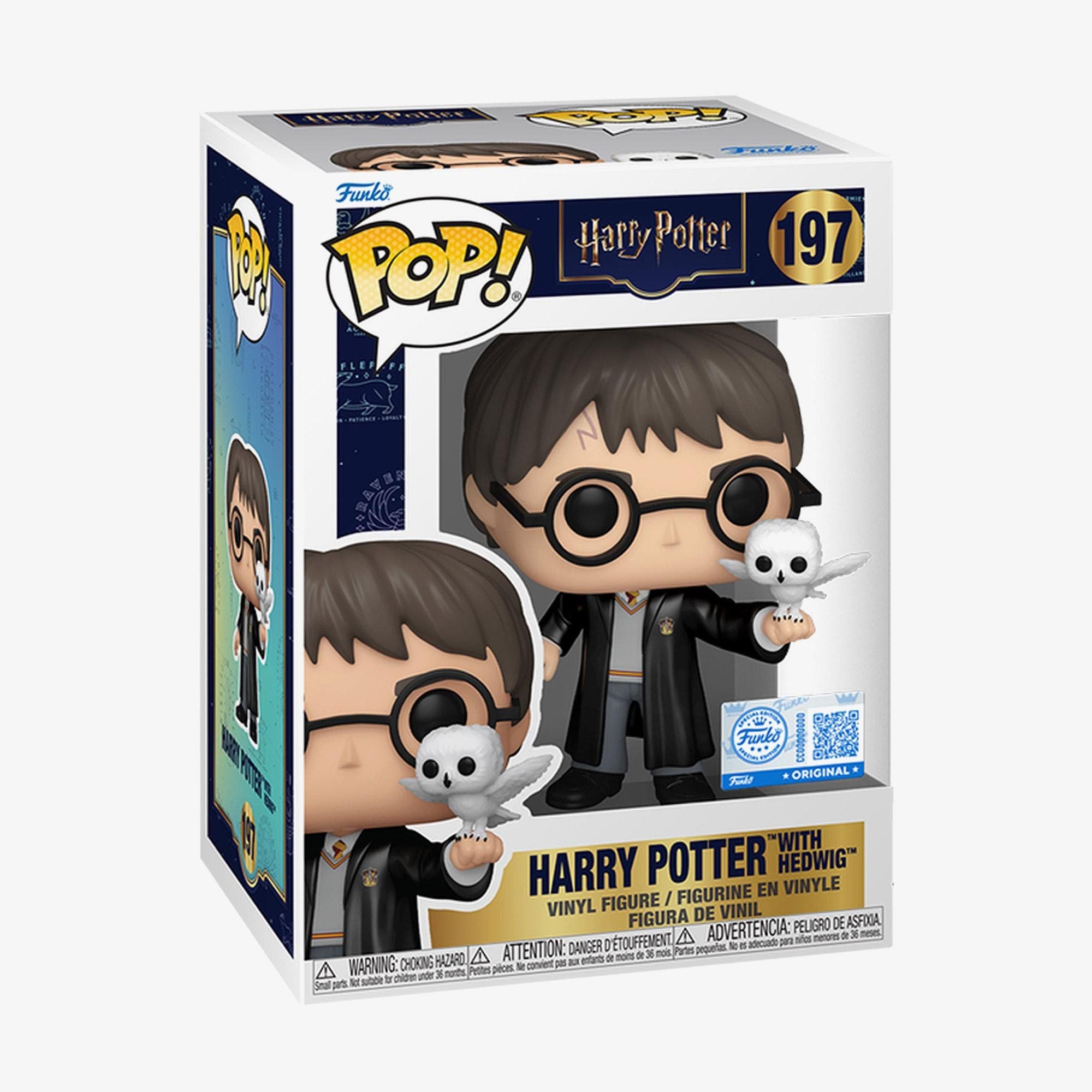 Funko Pop! Movies: Harry Potter S20- Harry with Hedwig Unisex Renkli Figür