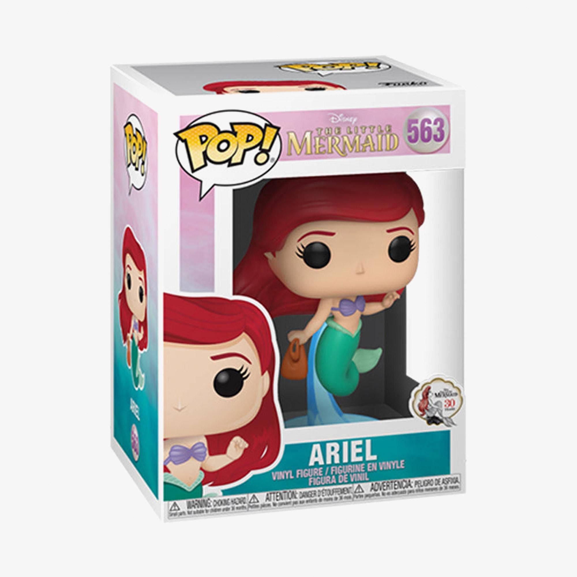 Funko Pop! Disney: Little Mermaid - Ariel w/bag Unisex Renkli Figür