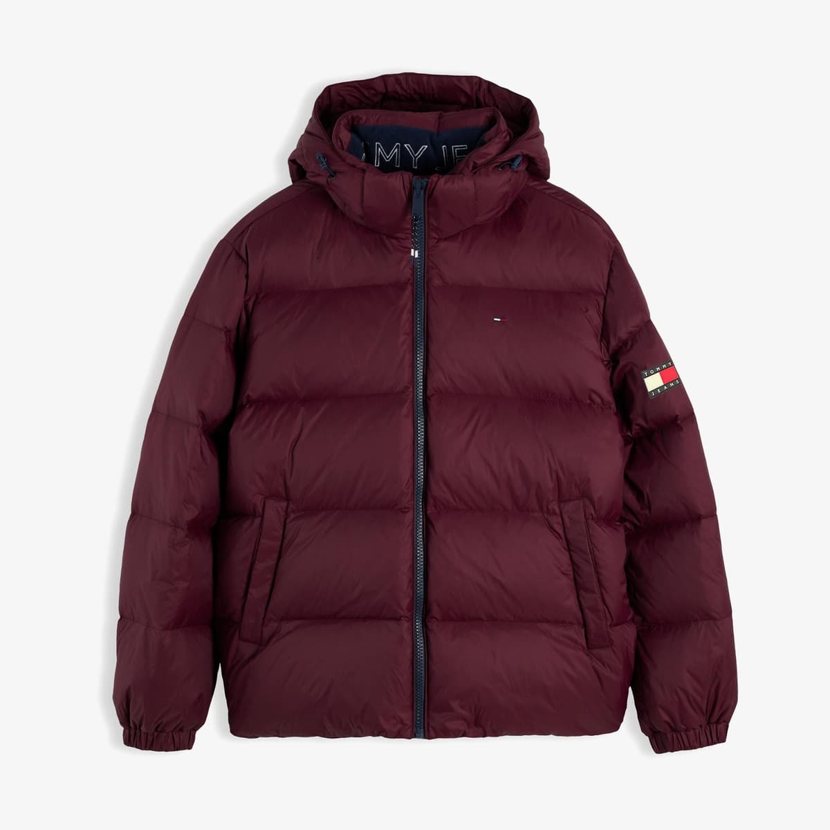 Tommy Hilfiger Essential Down Erkek Bordo Mont