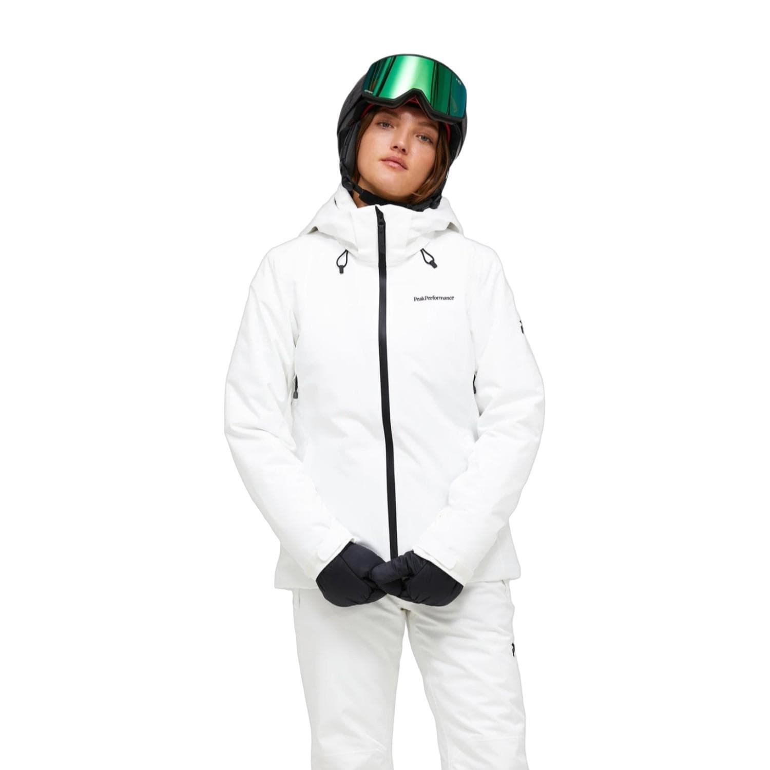 Peak Performance Anima Insulated Kadın Beyaz Kayak Ceketi