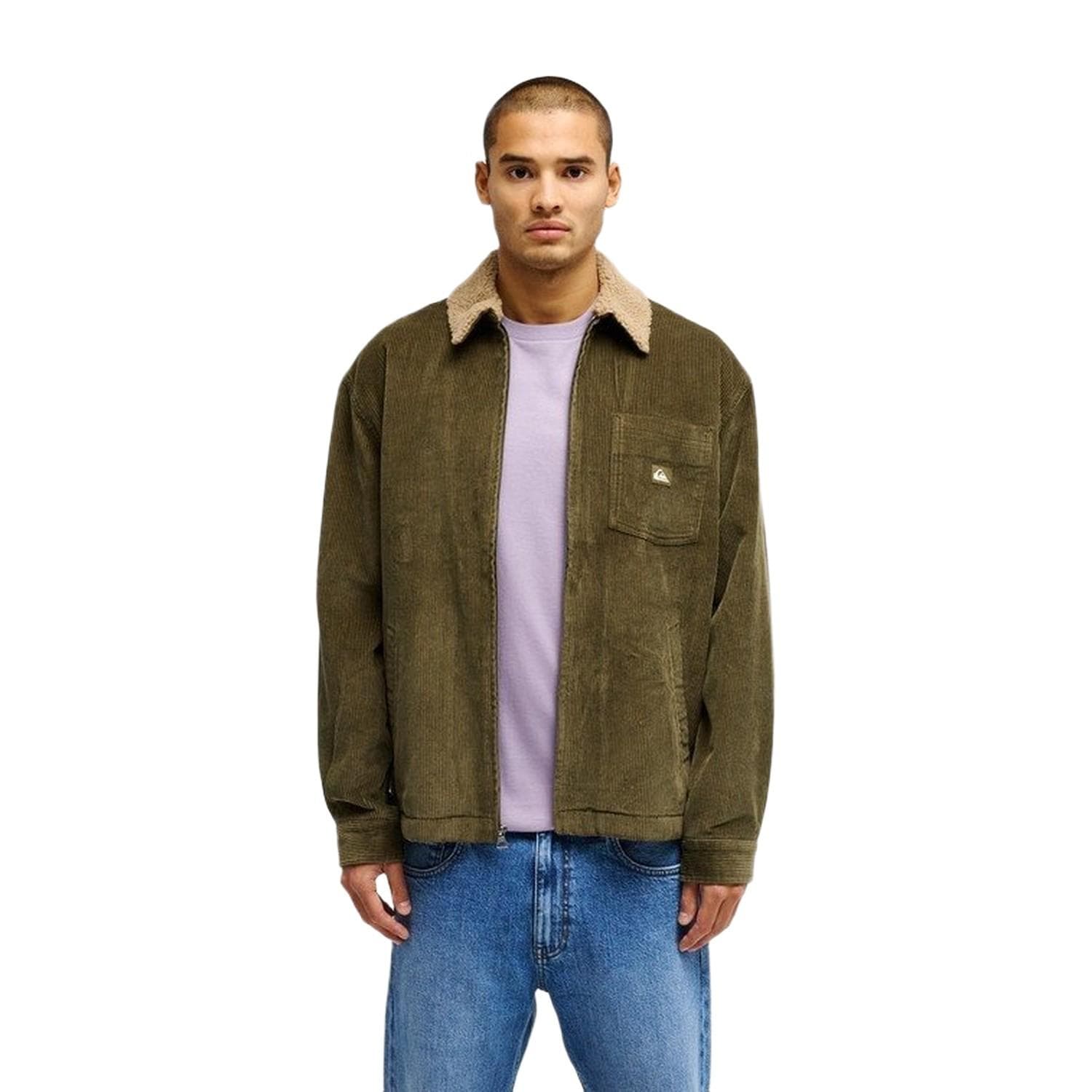 Quiksilver Sherpa Harrington Erkek Yeşil Ceket