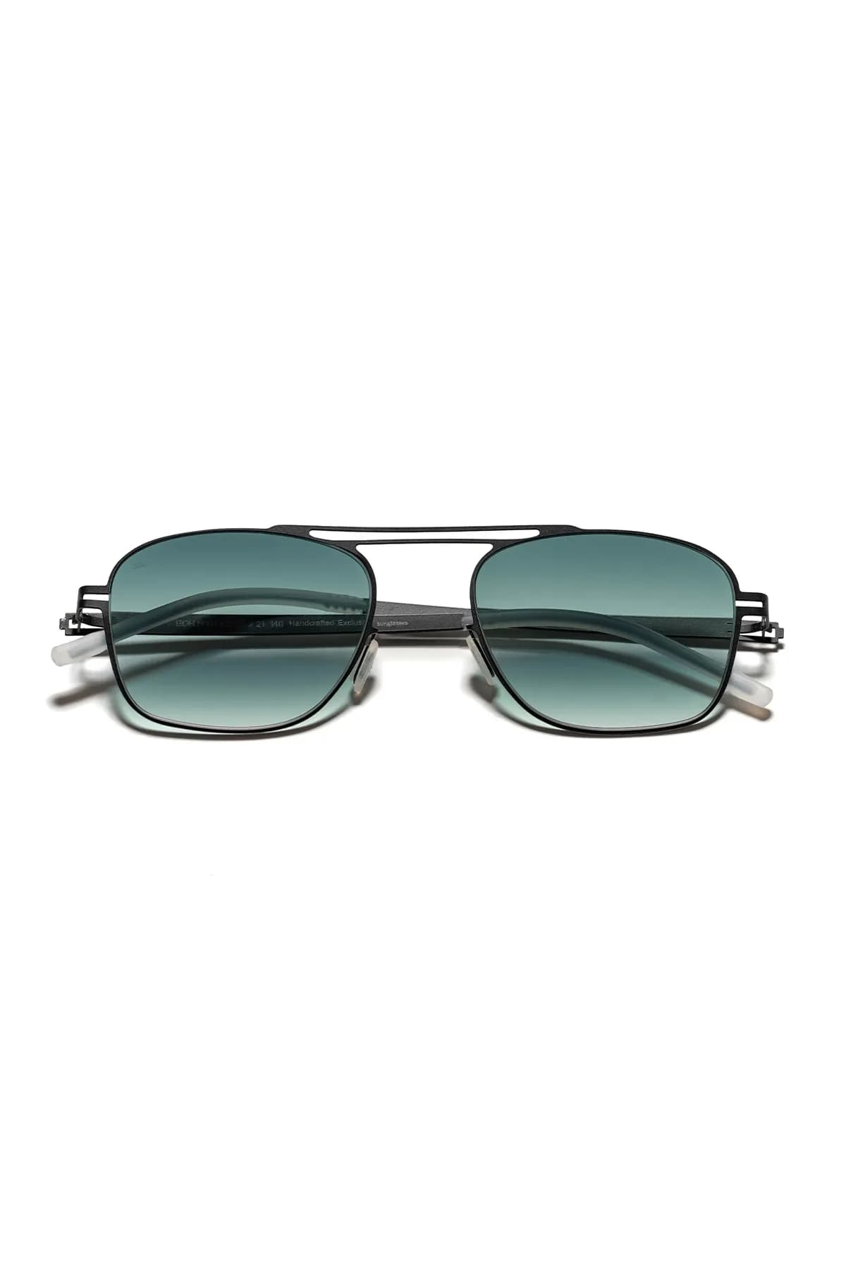 EOH5004 C2 Yeşil Degrade Ultra Hafif Metal Kare Unisex Güneş Gözlüğü