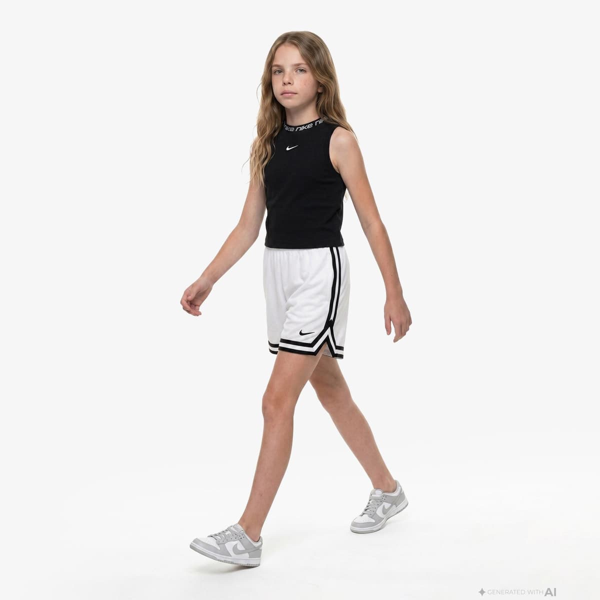 Nike Dri-Fit DNA 13 cm Çocuk Beyaz Şort