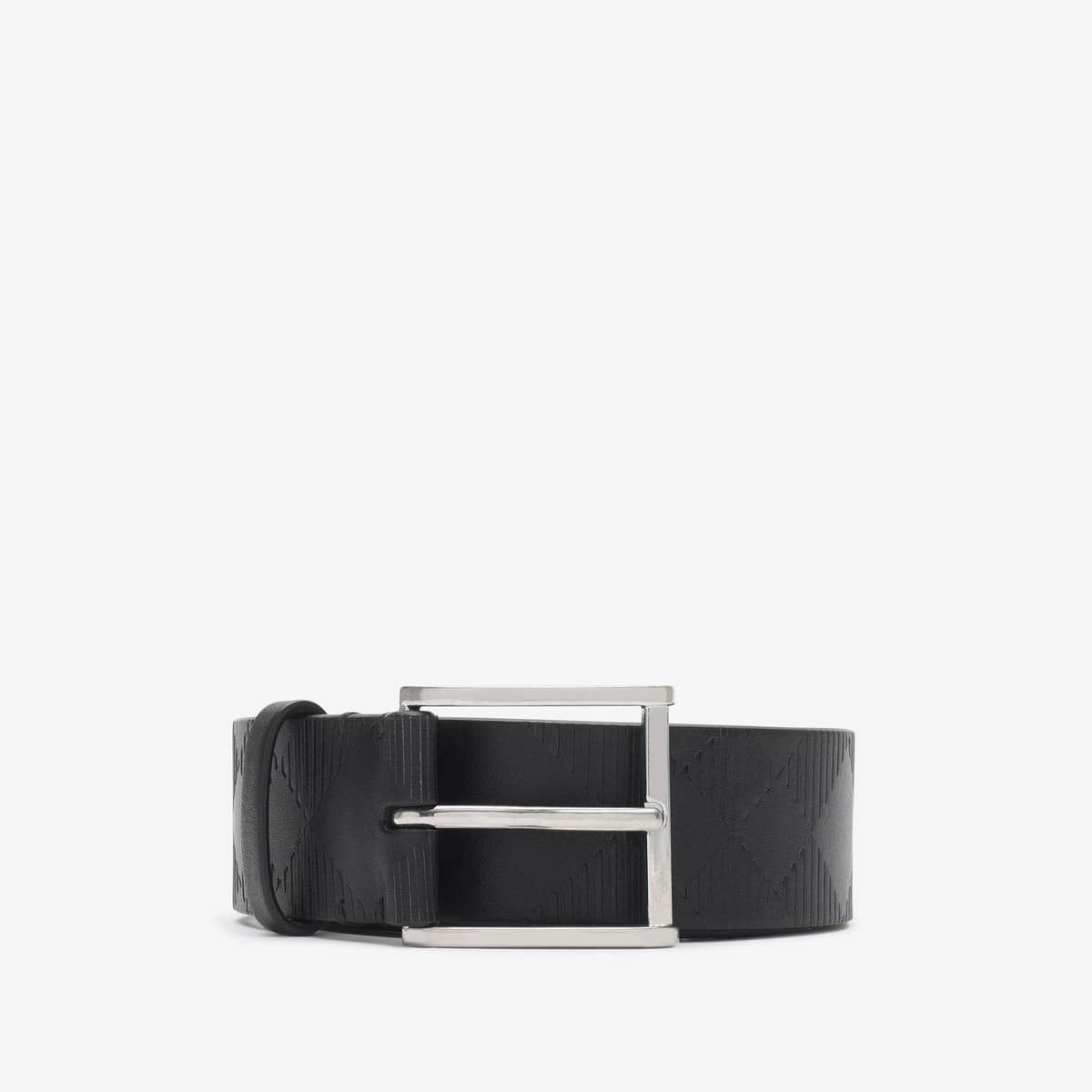 Burberry Shield Classic Pin35 E5L Leather Erkek Siyah Kemer