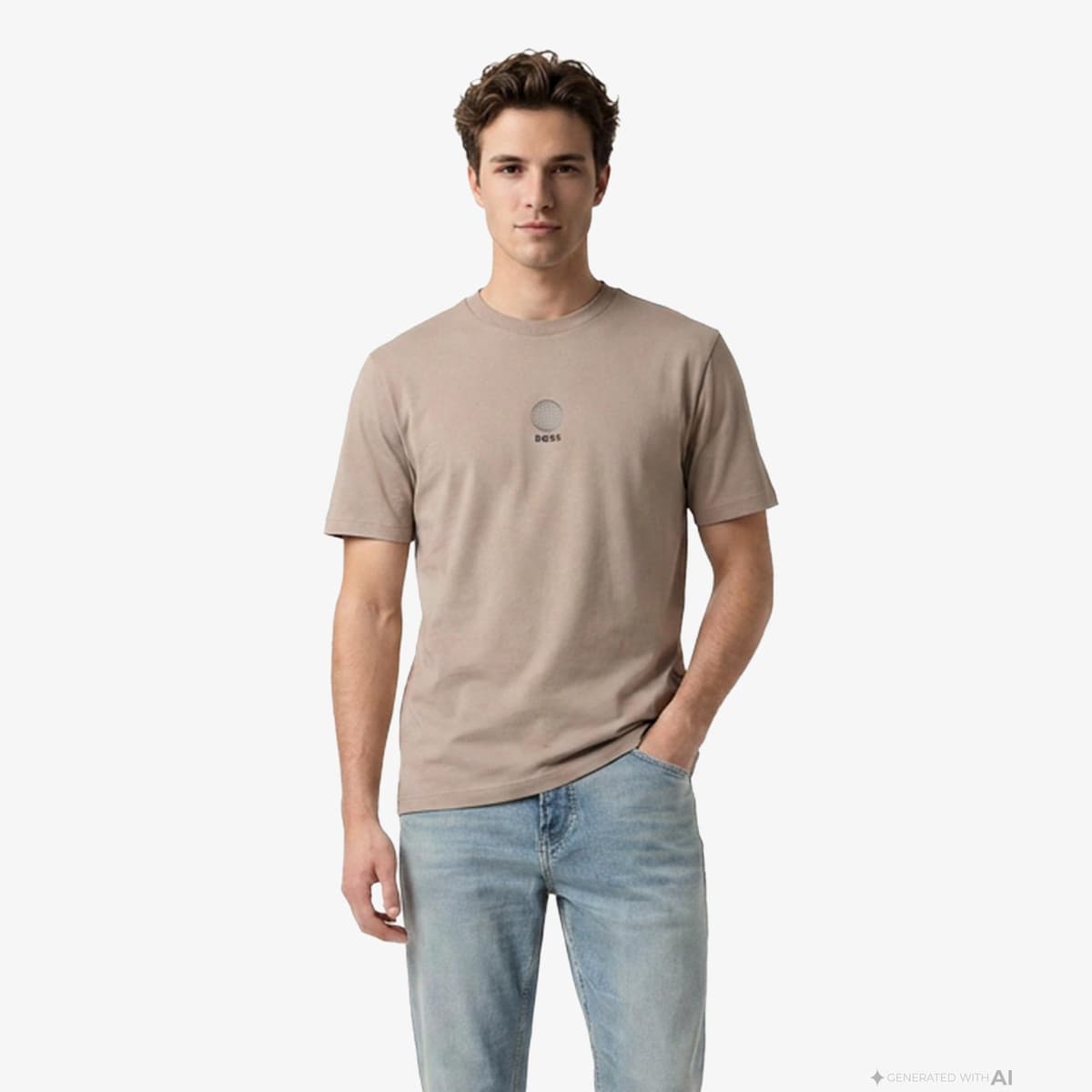 Boss Terrace Graphic Erkek Yeşil T-Shirt