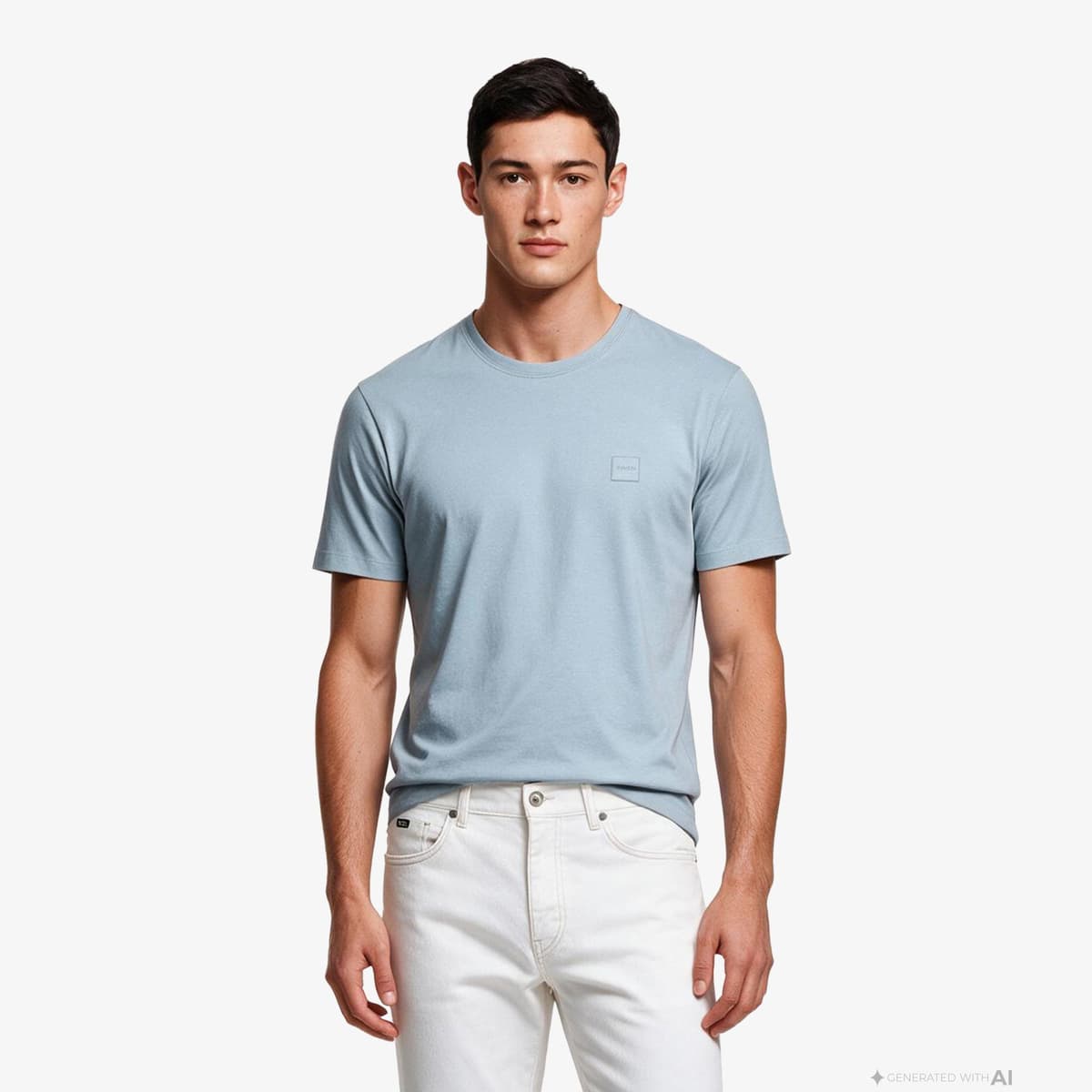 Boss Tales Erkek Gri T-Shirt