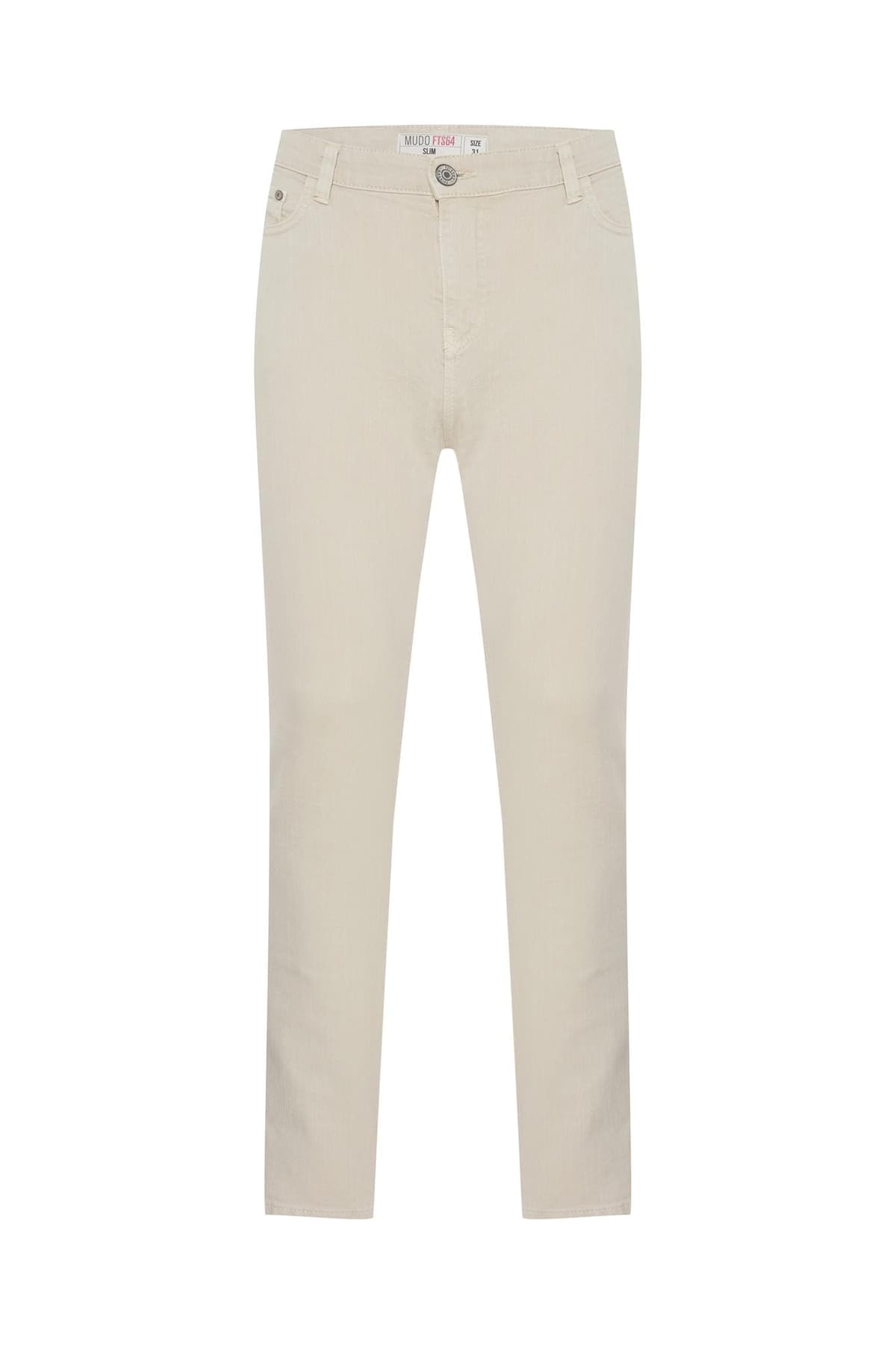 Erkek Taş Rengi Slim Fit Pantolon