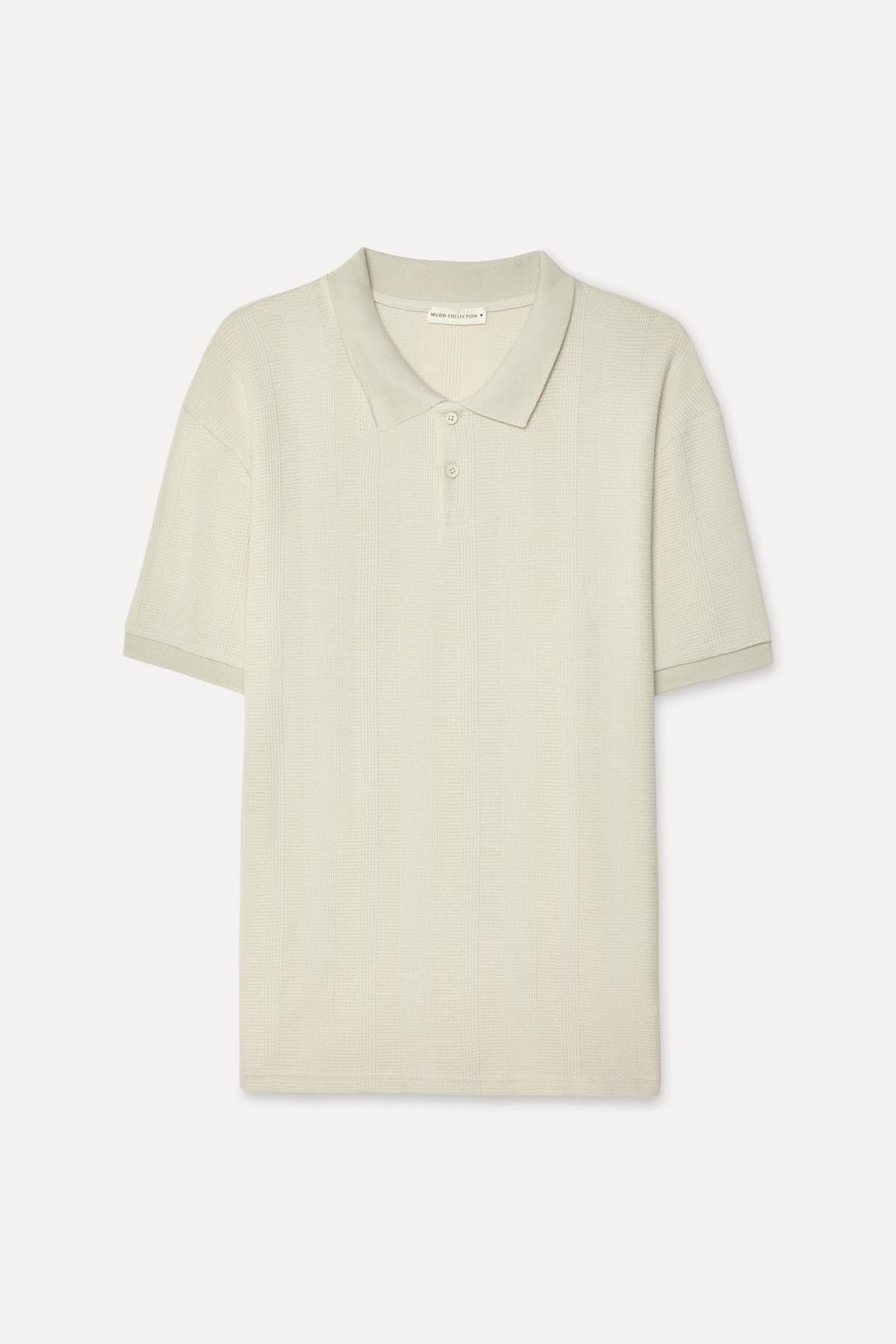 Erkek Taş Rengi Comfort Fit Polo Yaka T-Shirt