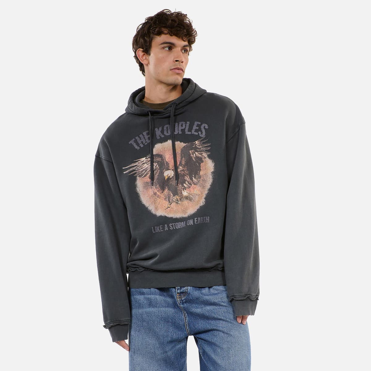 Erkek Siyah Sweatshirt