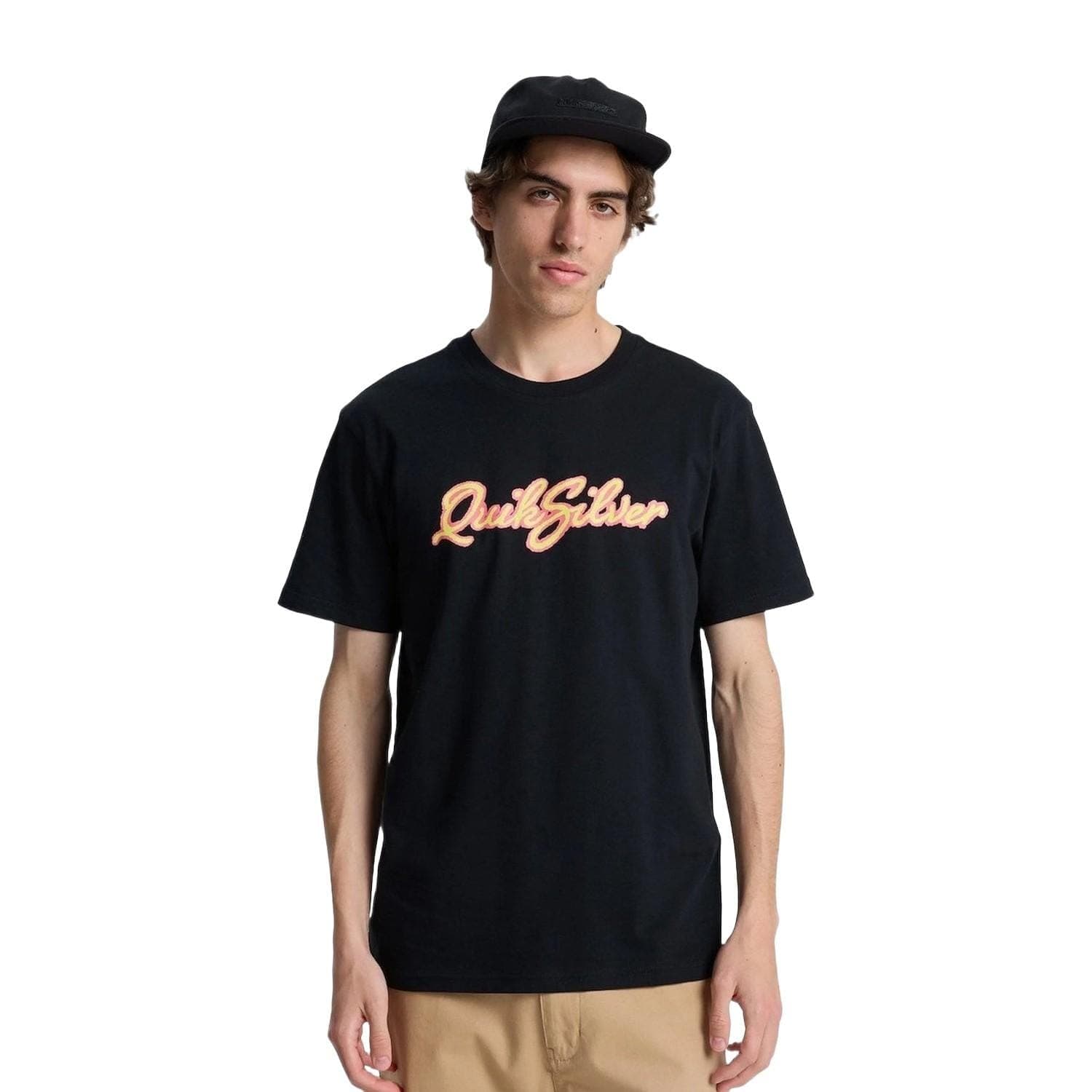 Quiksilver Malibu Erkek Siyah Tişört