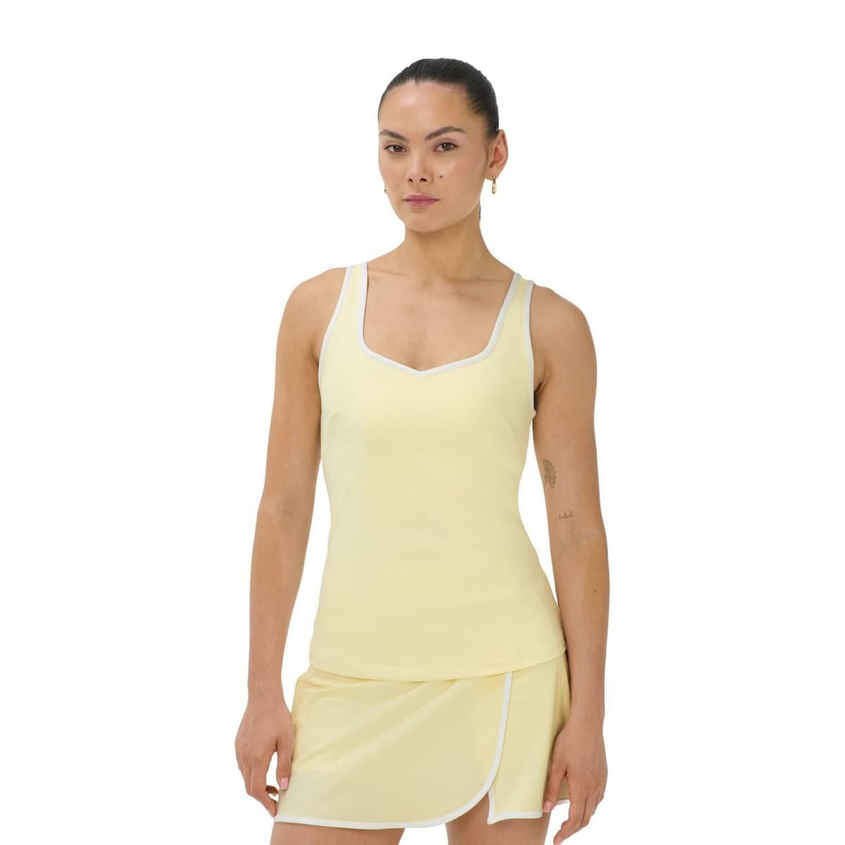 Sweaty Betty Pro Racket Power Tank Kadın Sarı Tank Top