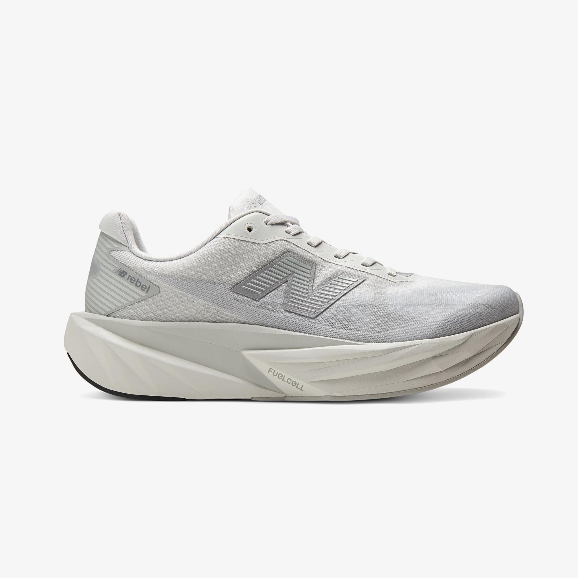 New Balance FuelCell Rebel v5 Erkek Gri Koşu Ayakkabısı